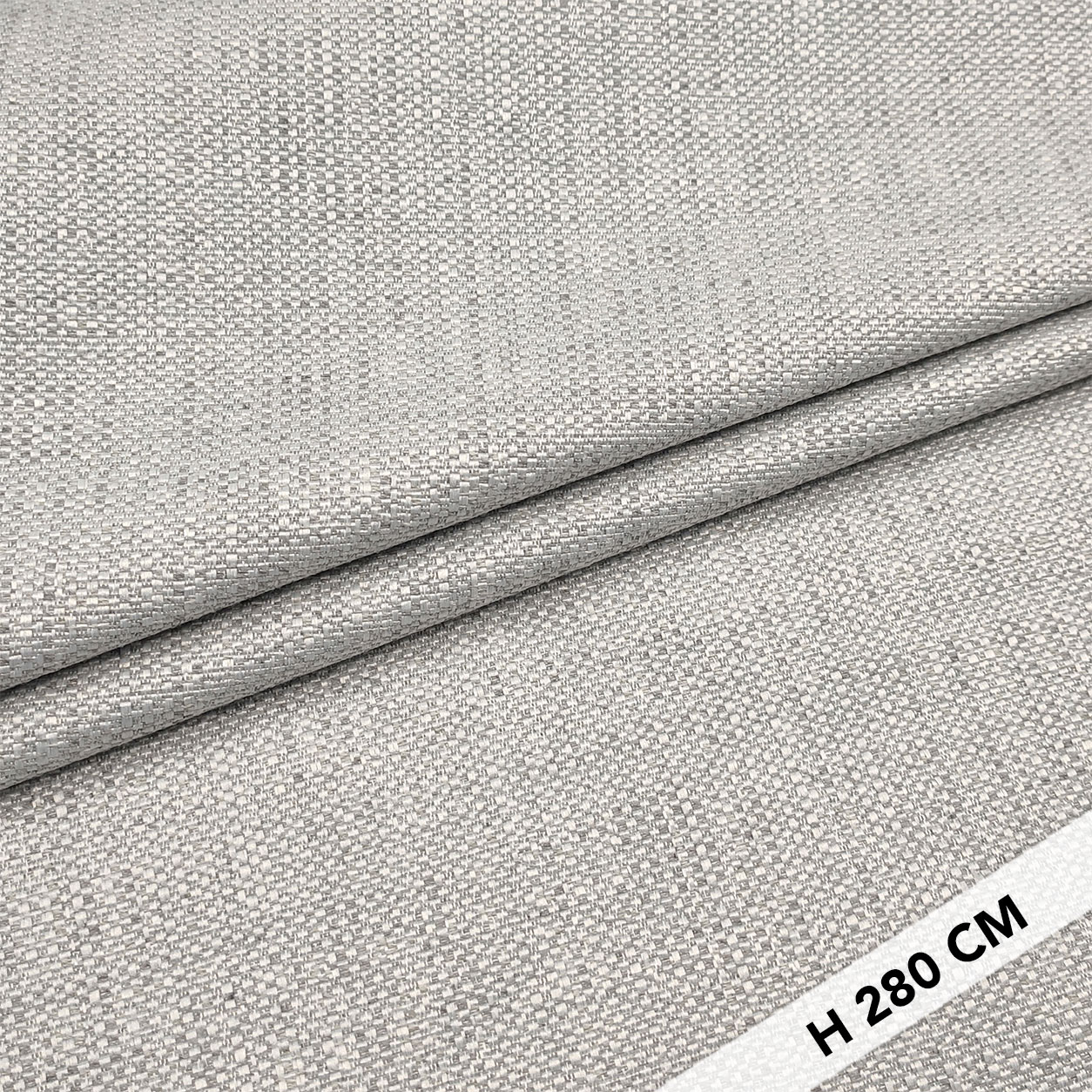 Tessuto Jacquard Melange Grigio H 280 cm Image