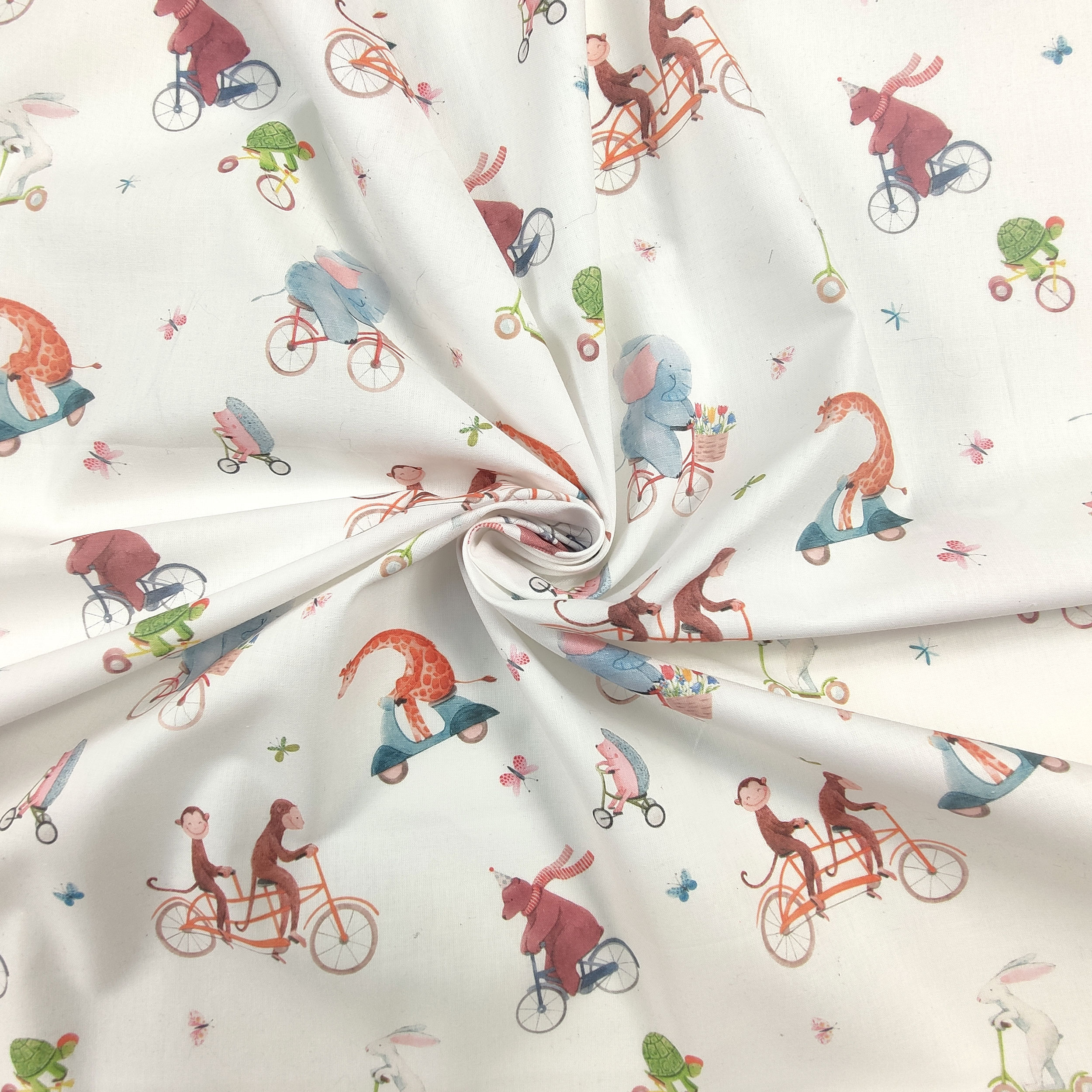 Cotone Animali in Bicicletta