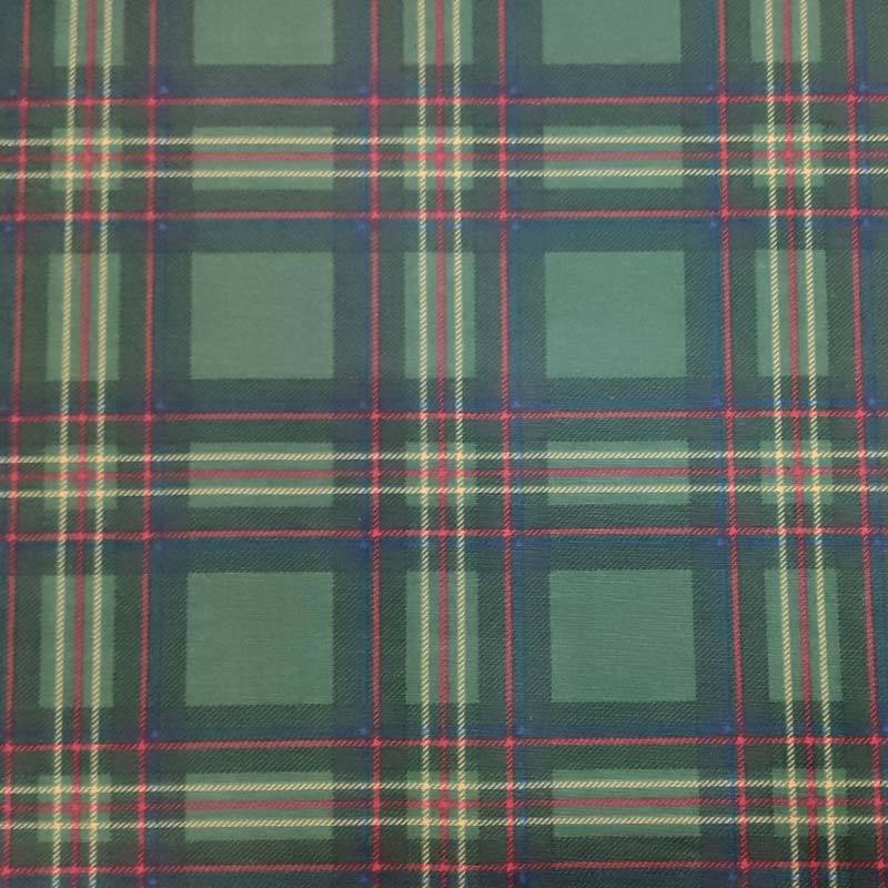 ritaglio-tessuto-tartan-scozzese-verde