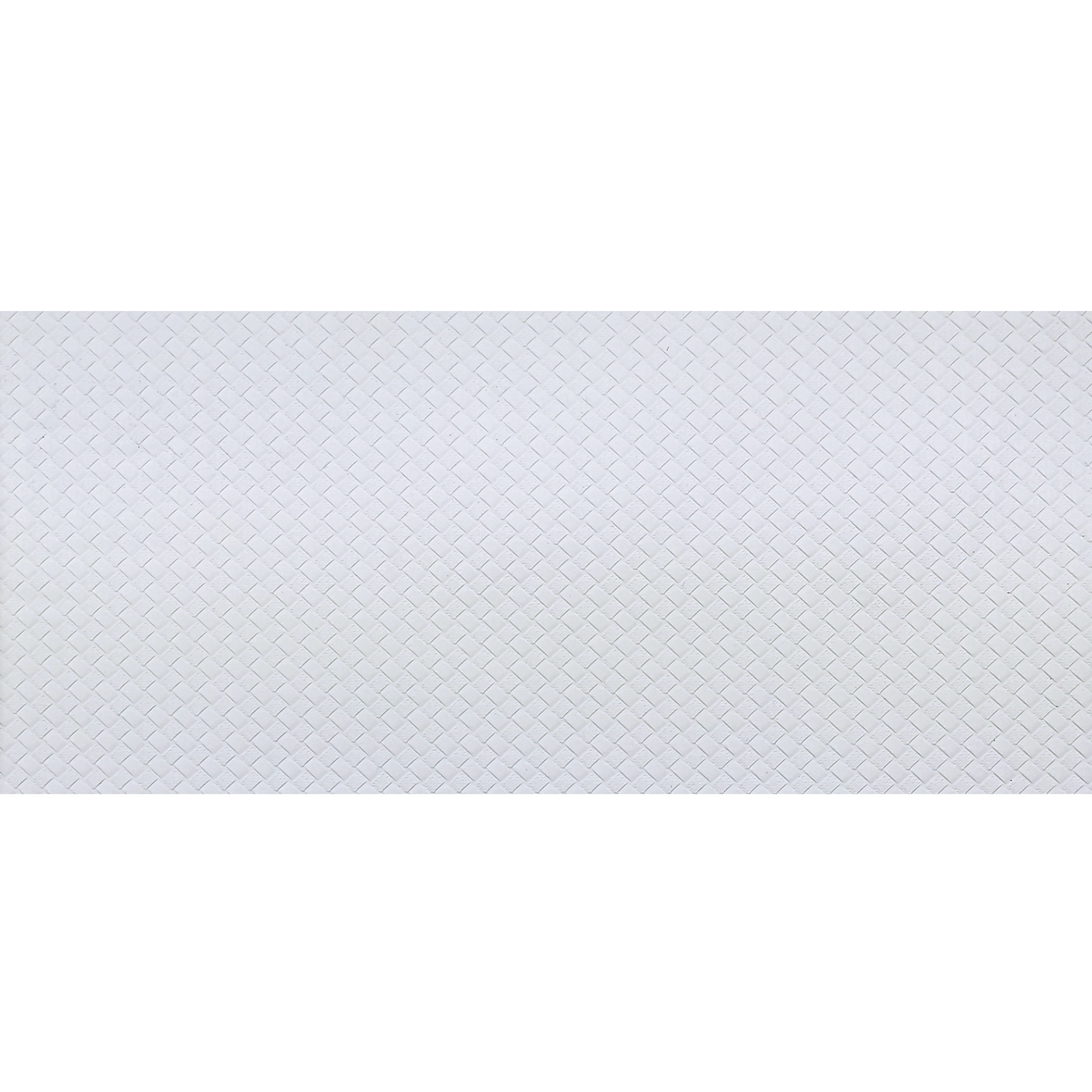 TAPPETO GOMMA NORMAL 36x71 cm BIANCO ANTISCIVOLO