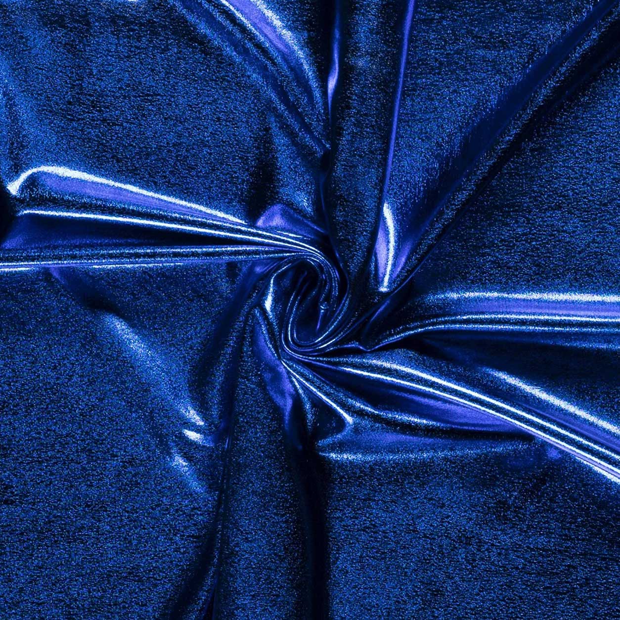 lycra metallizzata bluette