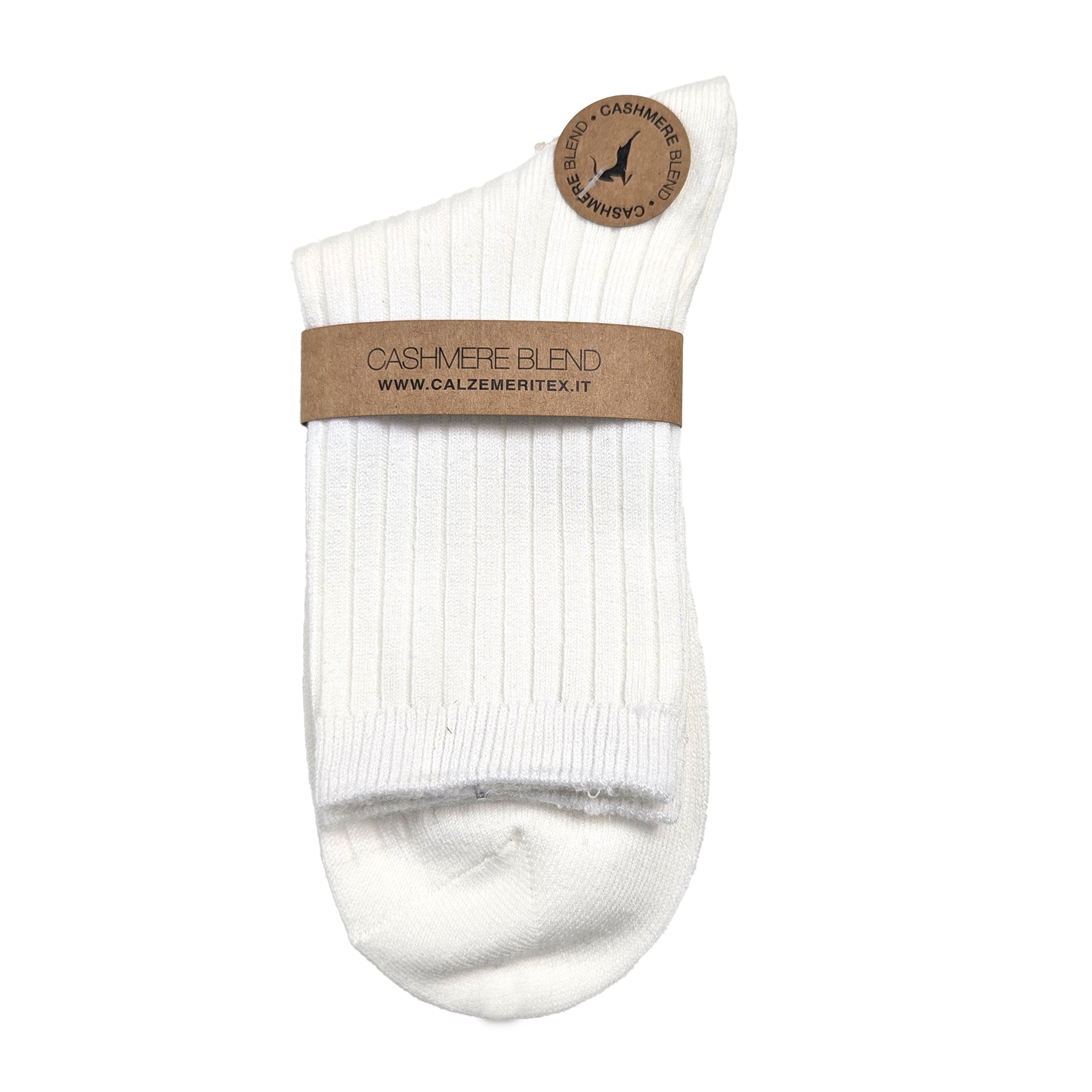 Calzini Donna Cashmere Blend Bianco Image
