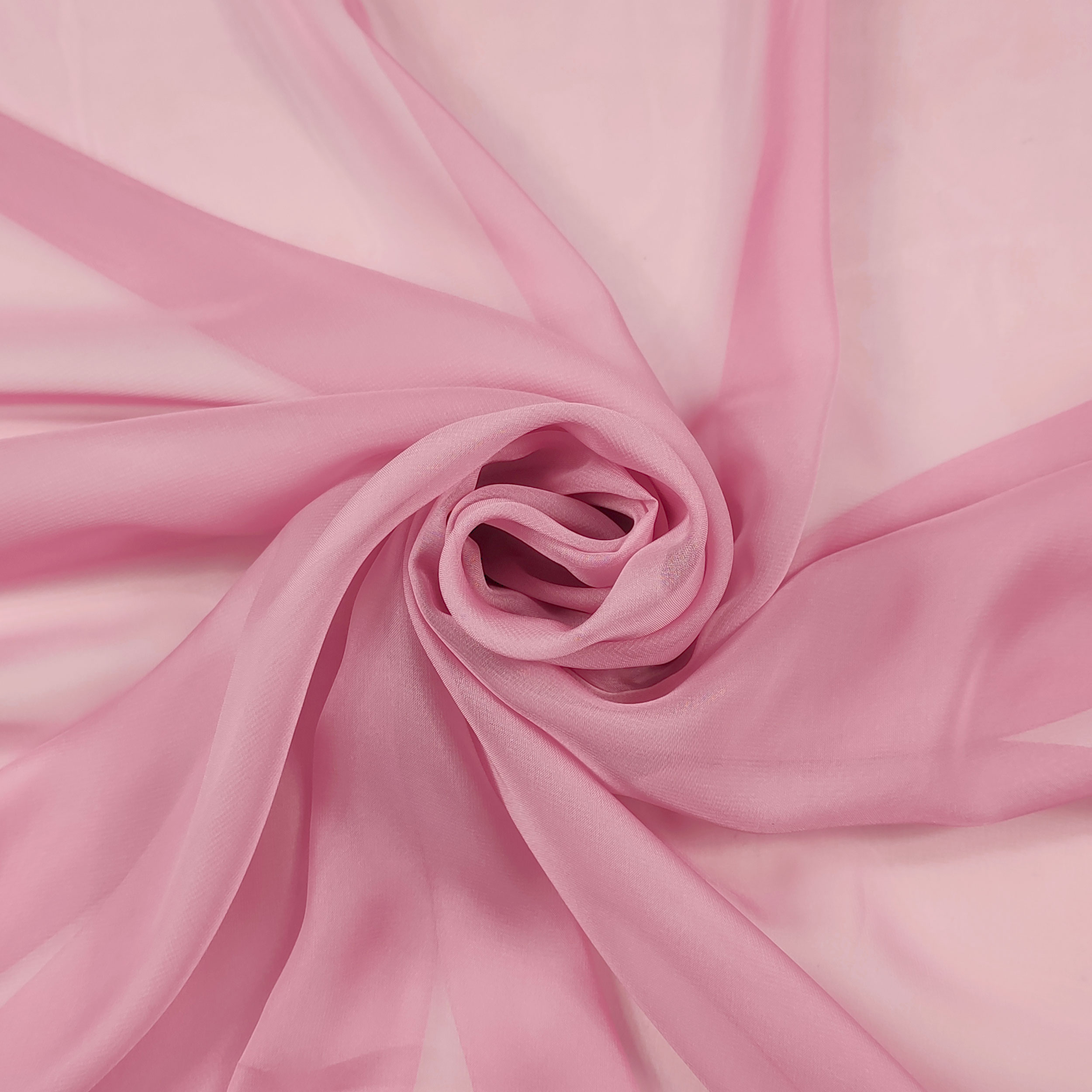 tessuto chiffon rosa