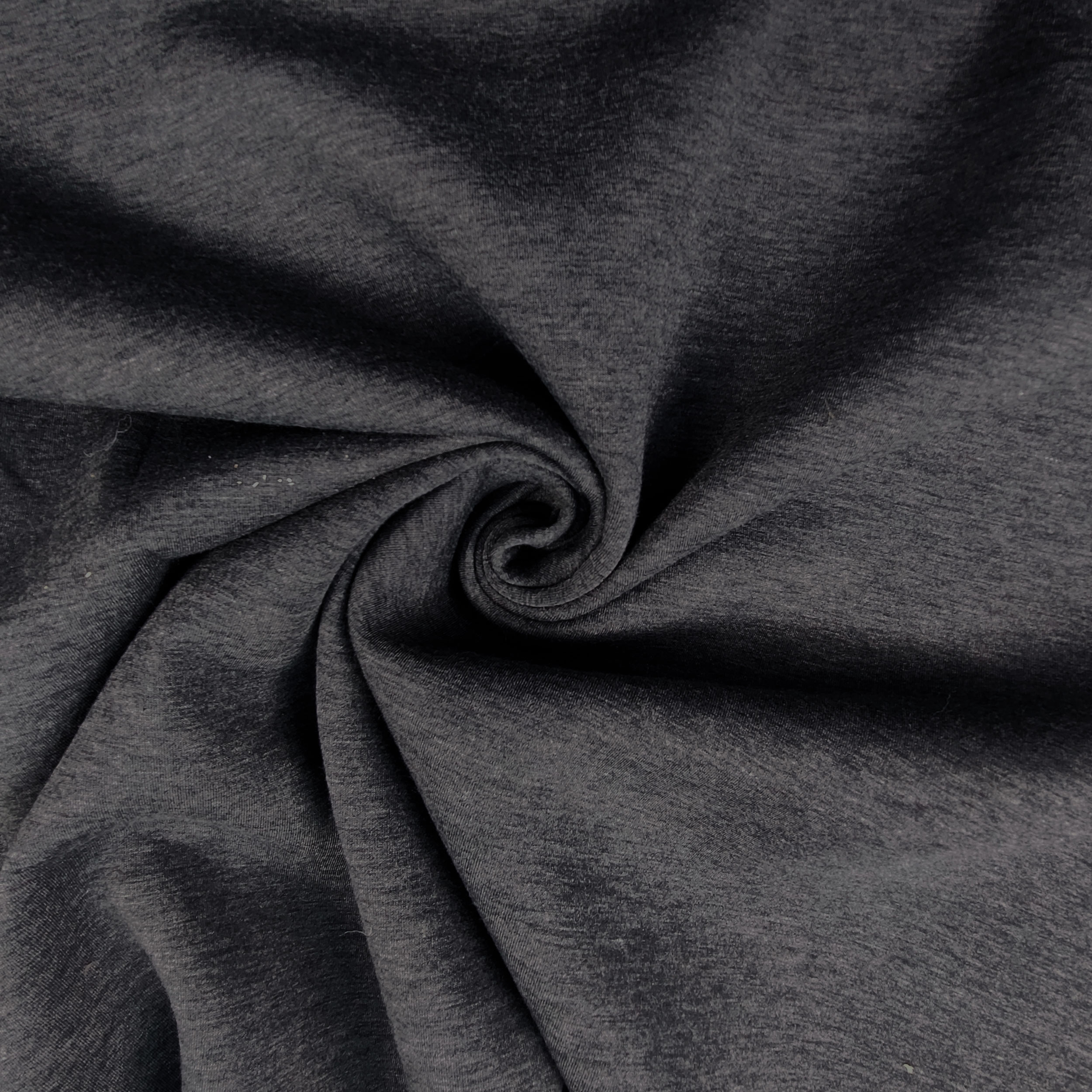 Neoprene Double Tinta Unita Petrolio e Grigio