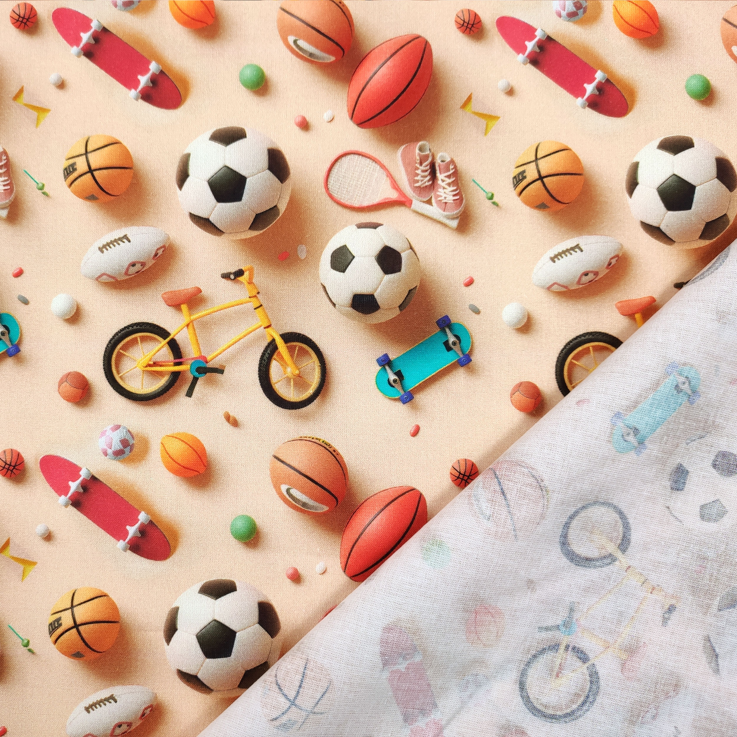 Cotone Digital Fantasia Sport Image