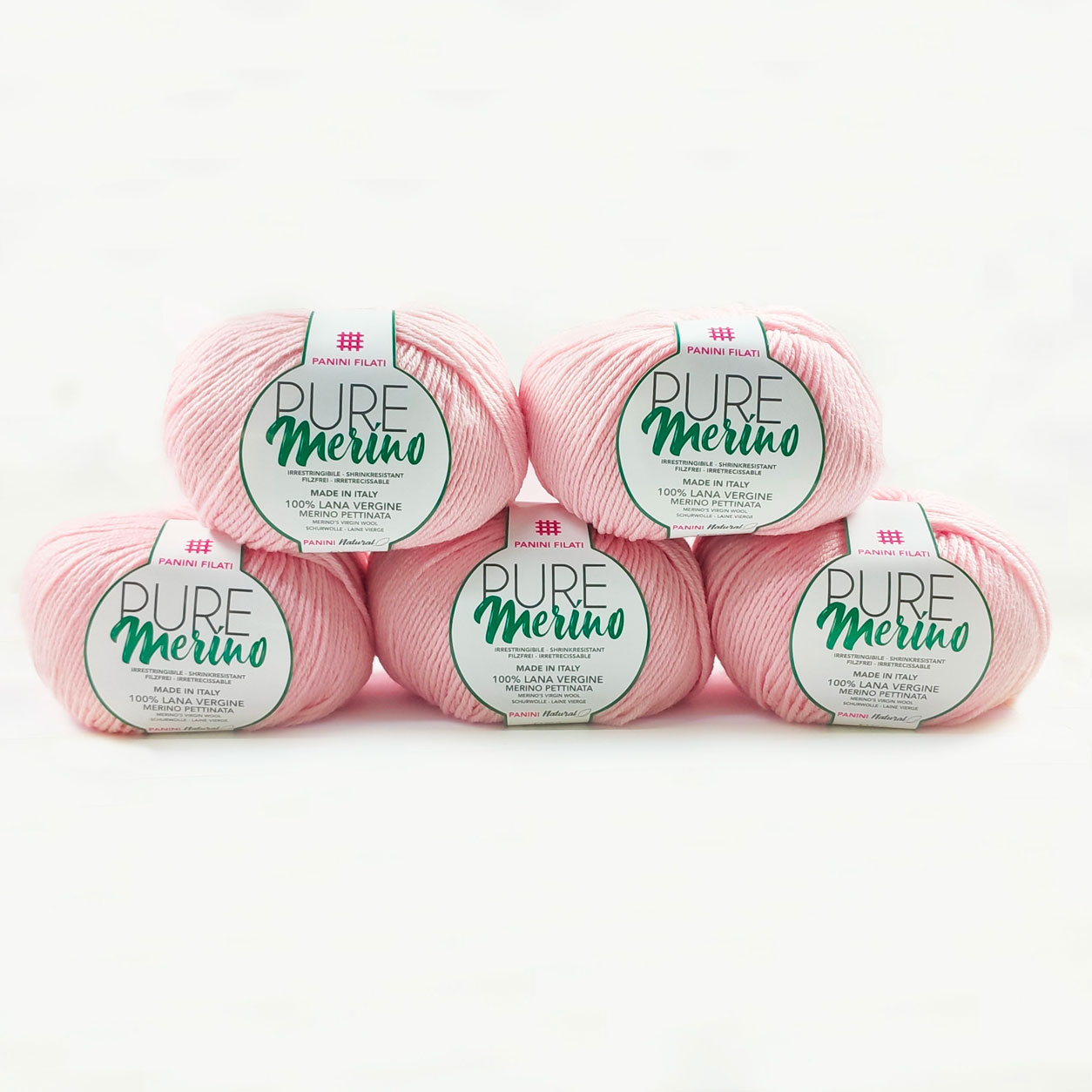 Gomitolo in lana merino rosa baby (1)