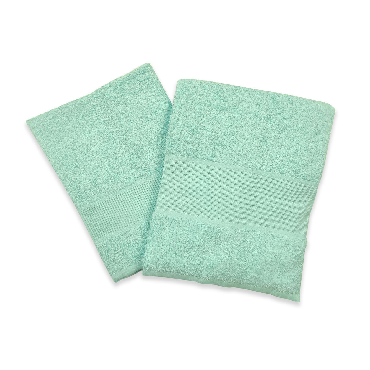 coppiola-di-asciugamani-verde 1