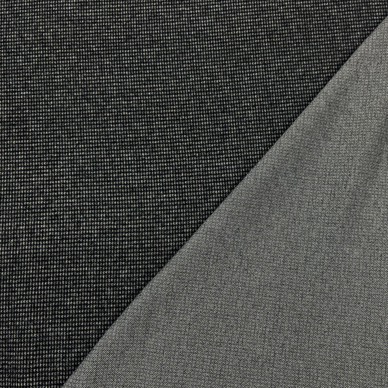 Maglia Double Mini Pied de Poule Nero Grigio 