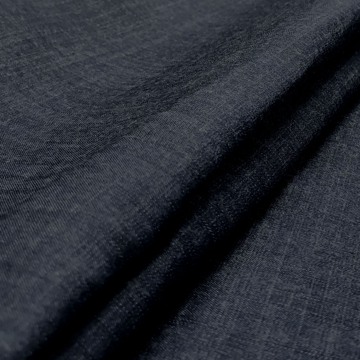 Tessuto jeans leggero blu dettaglio