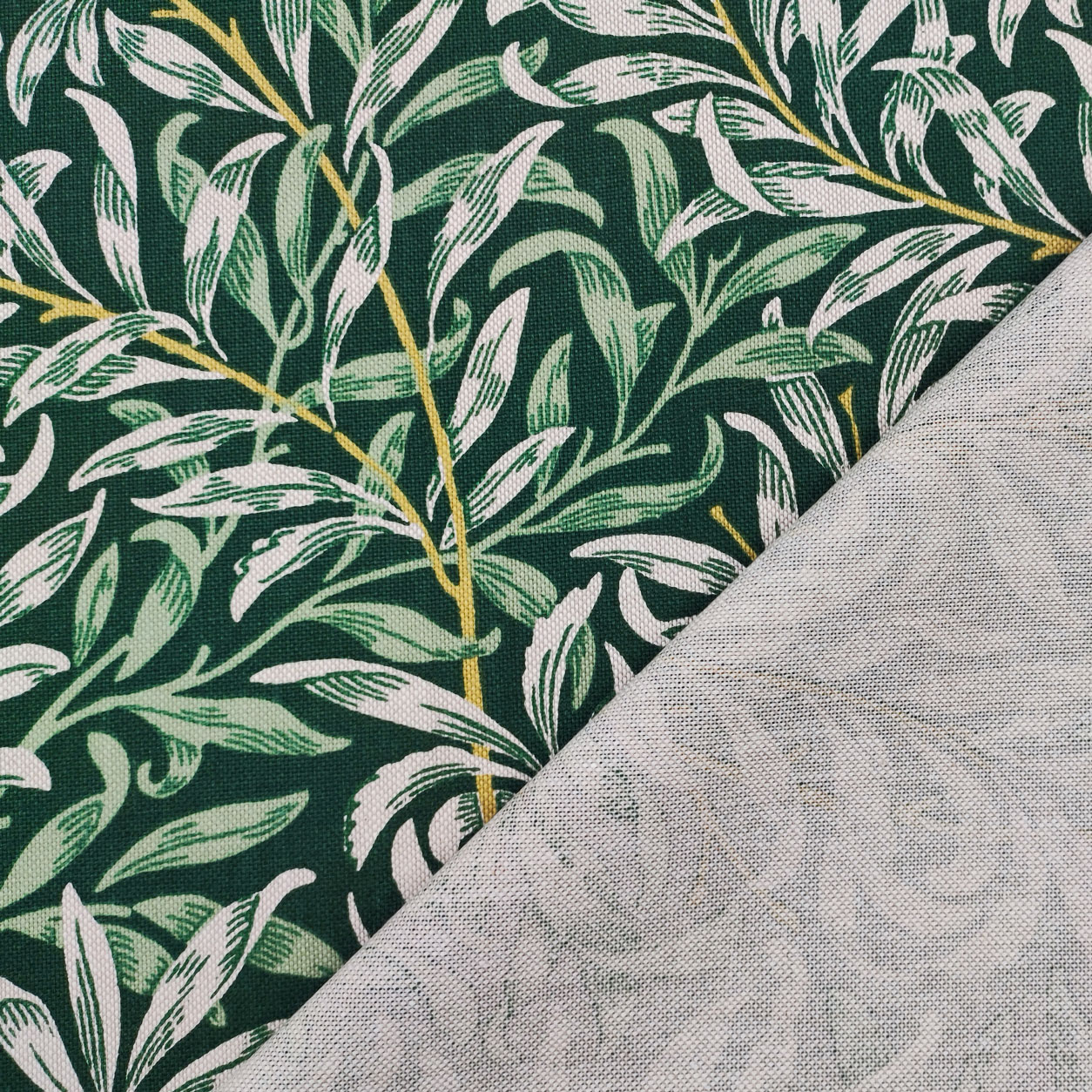 tessuto-misto-cotone-panama-foglie-sfondo-verde