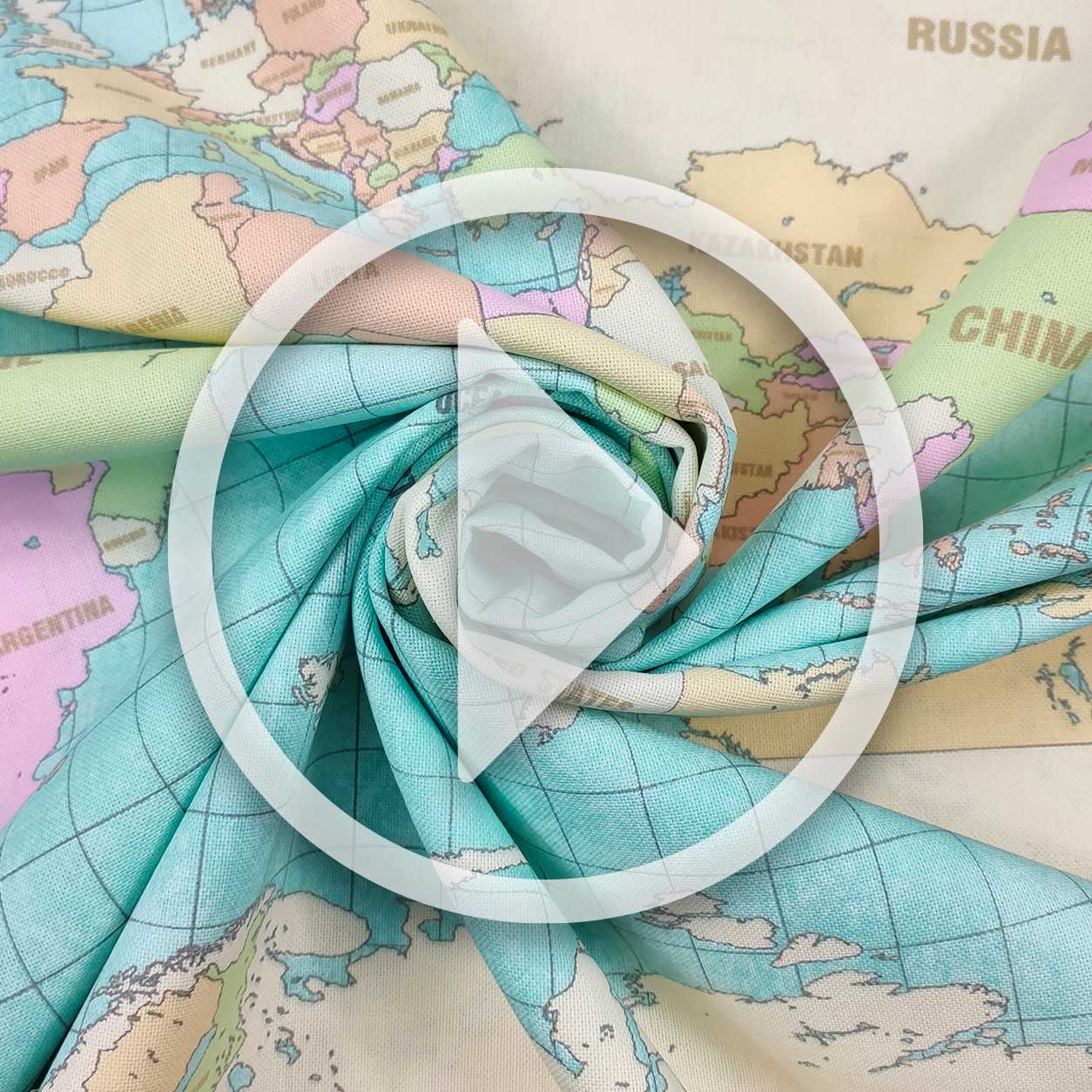 tessuto panama cartina geografica mondiale vintage video