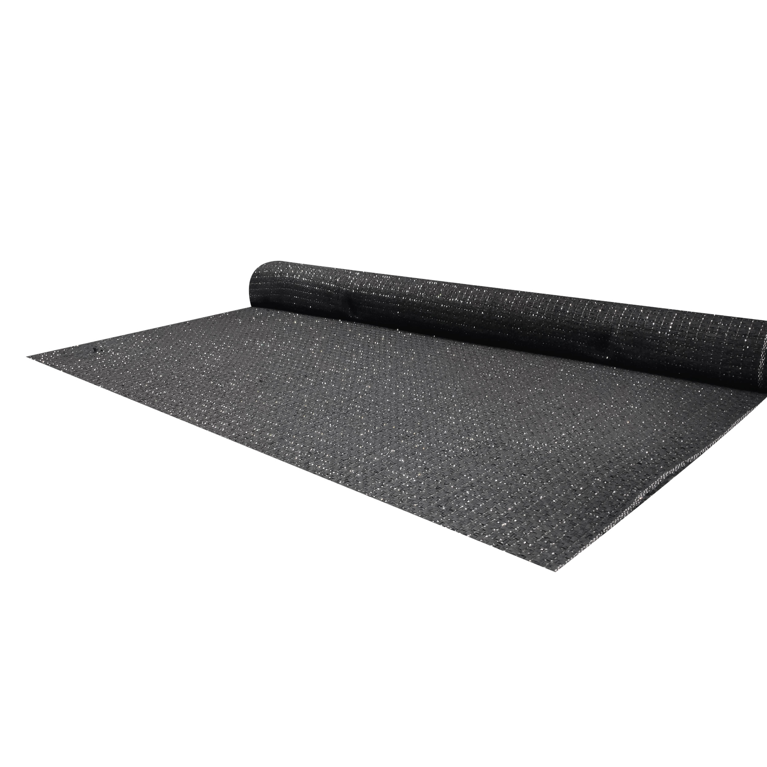 Jacquard Moda Nero con Micro Paillettes