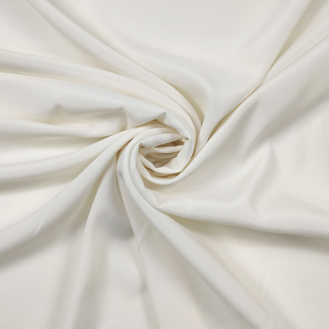 tessuto di seta misto crepe bianco naturale