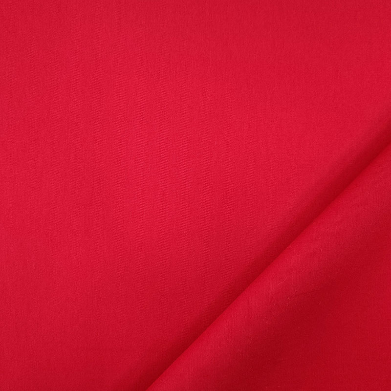 Gabardine di Cotone Rosso 