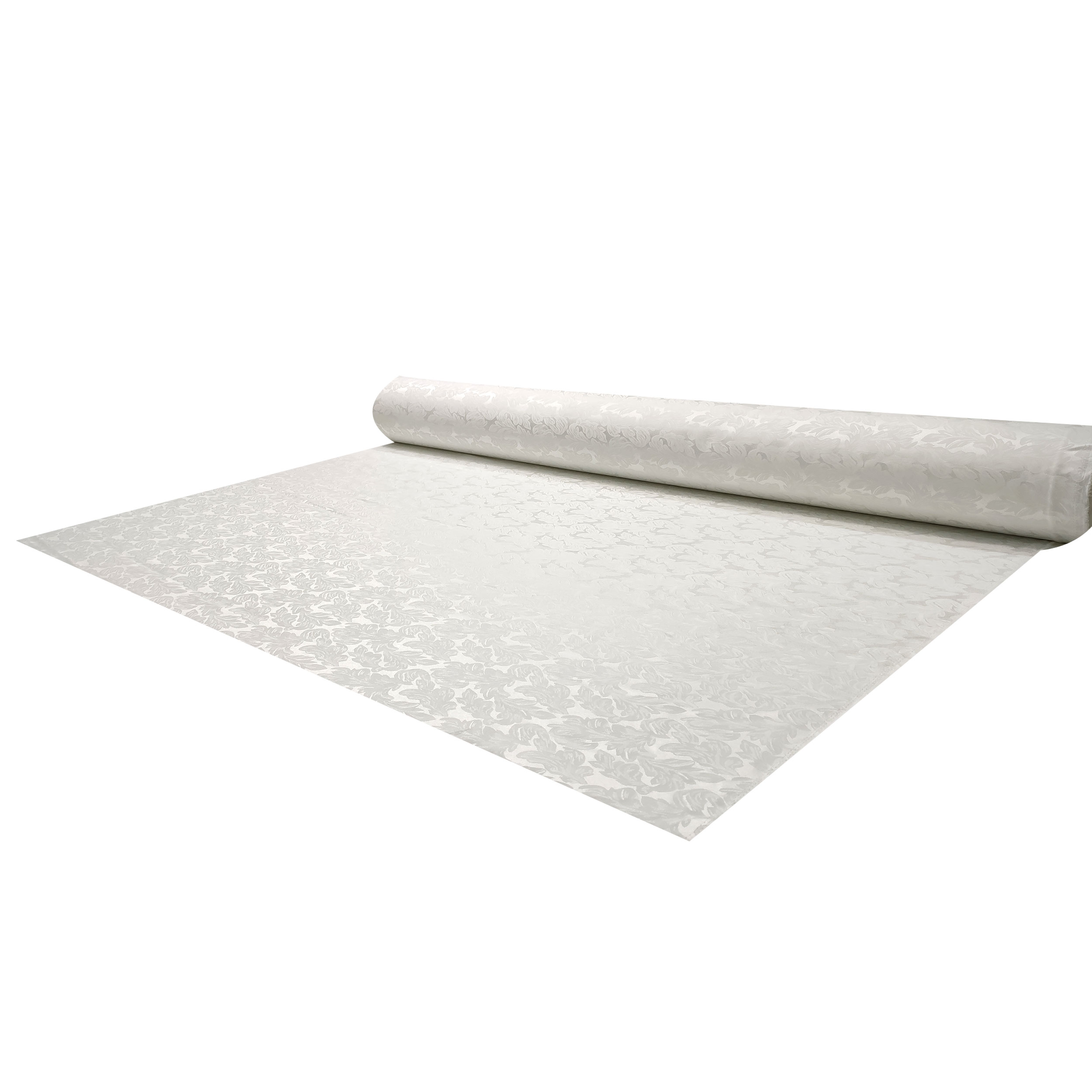 Tessuto Arredo Damascato Bianco