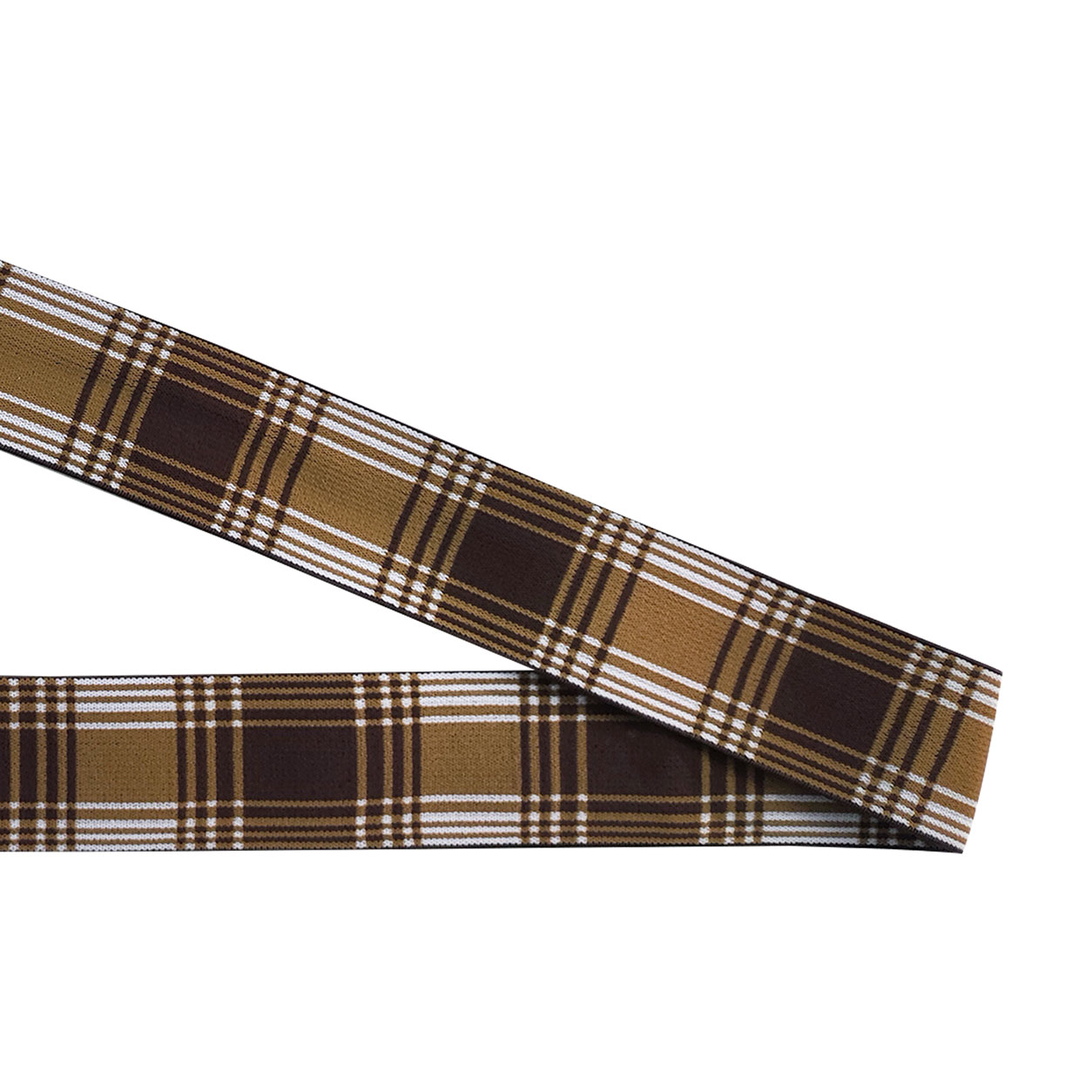 nastro tartan 40 mm beige