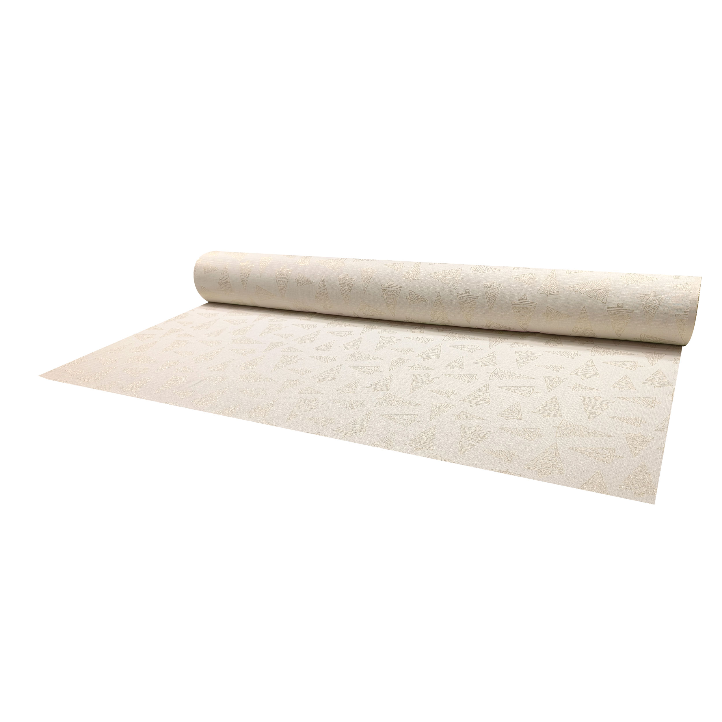 Jacquard Natalizio con Alberi Dorati Lurex Image