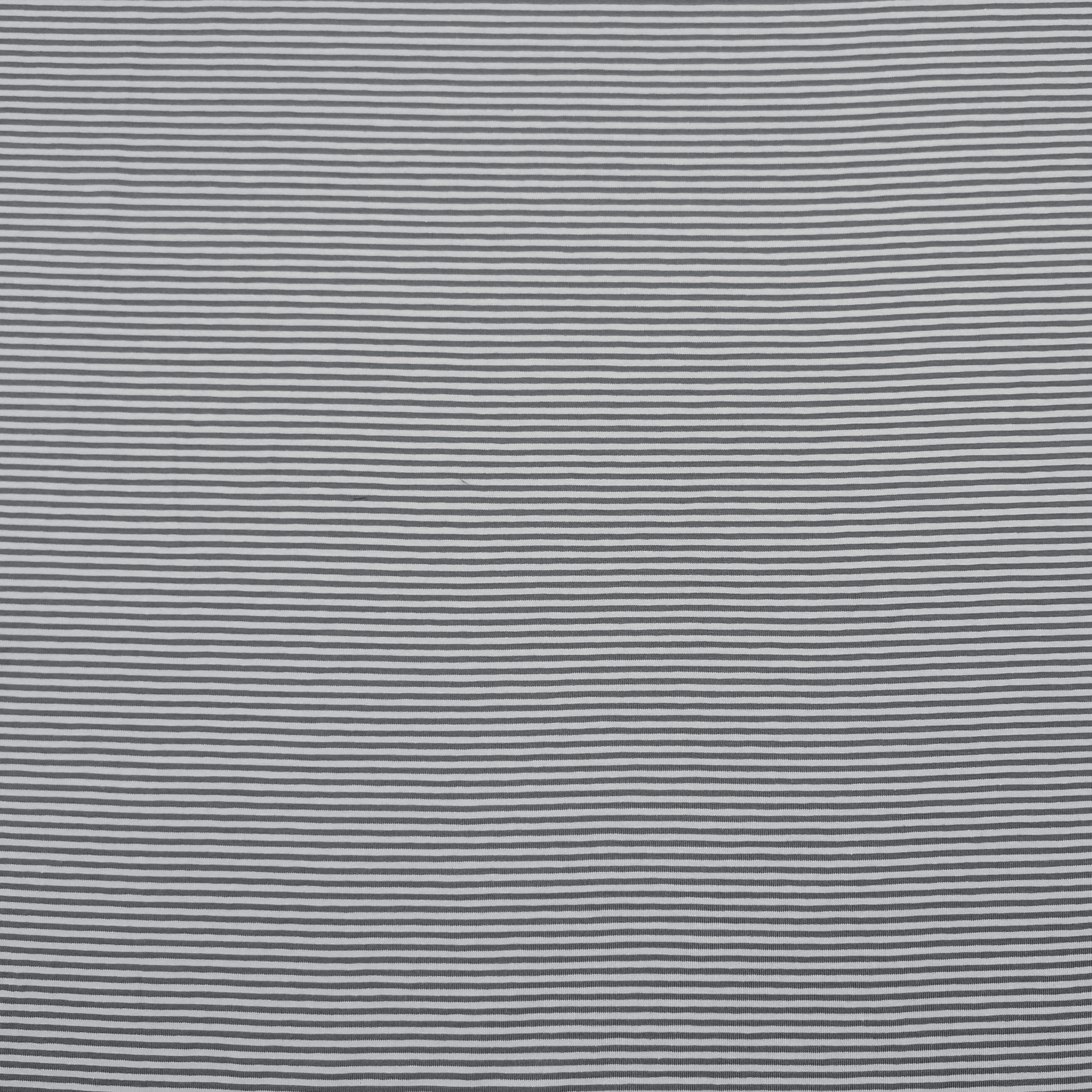 Jersey Bielastico Righe Sottili Toni del Grigio
