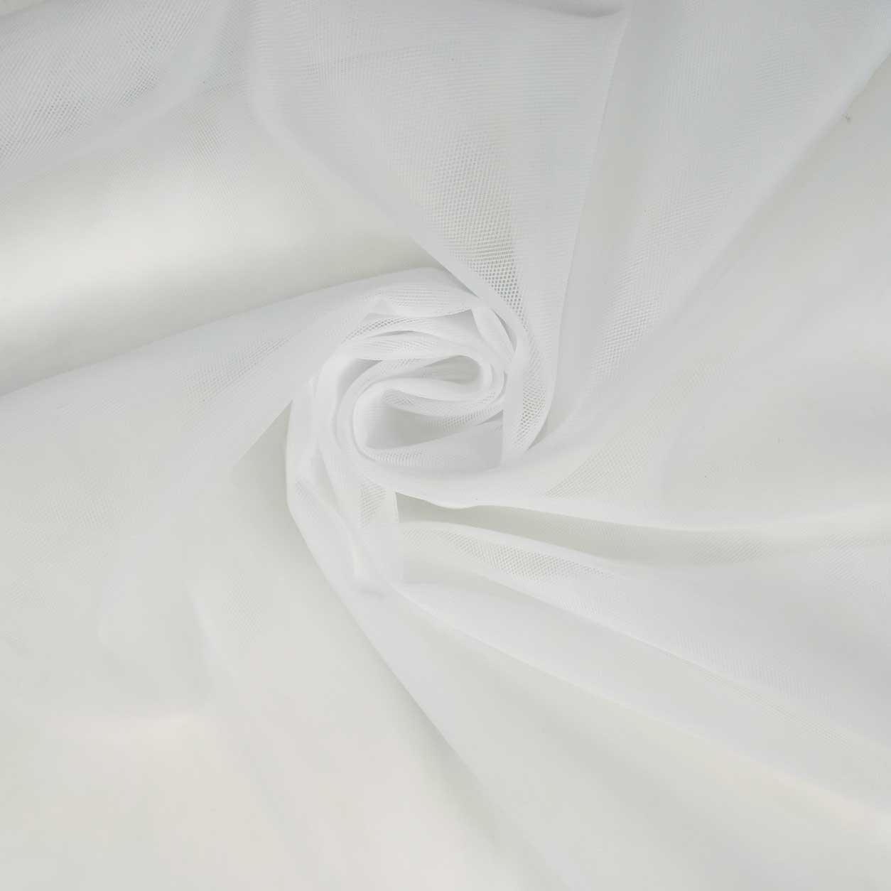 tessuto per sposa tulle bianco ottico