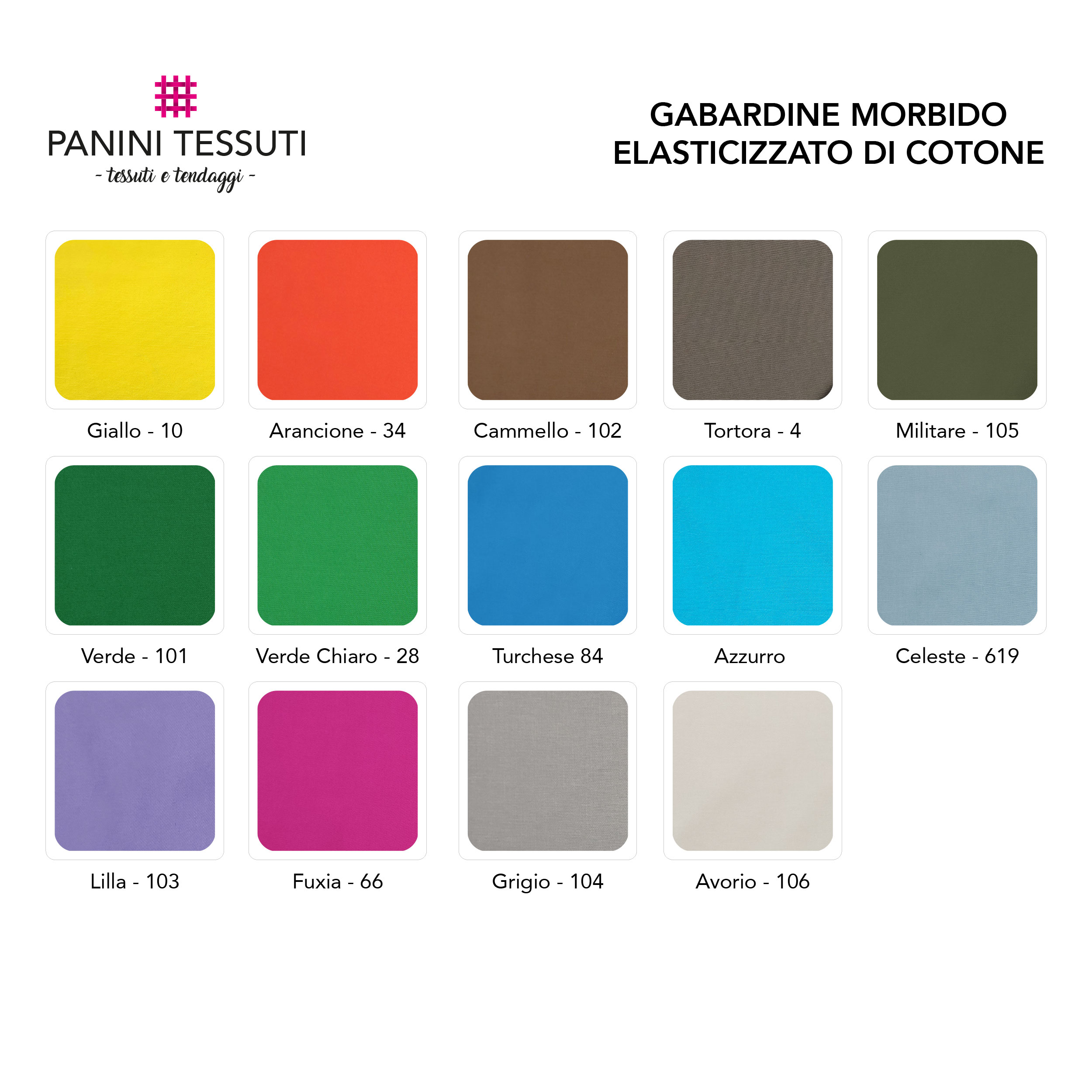 gabardine cotone elasticizzato SHP