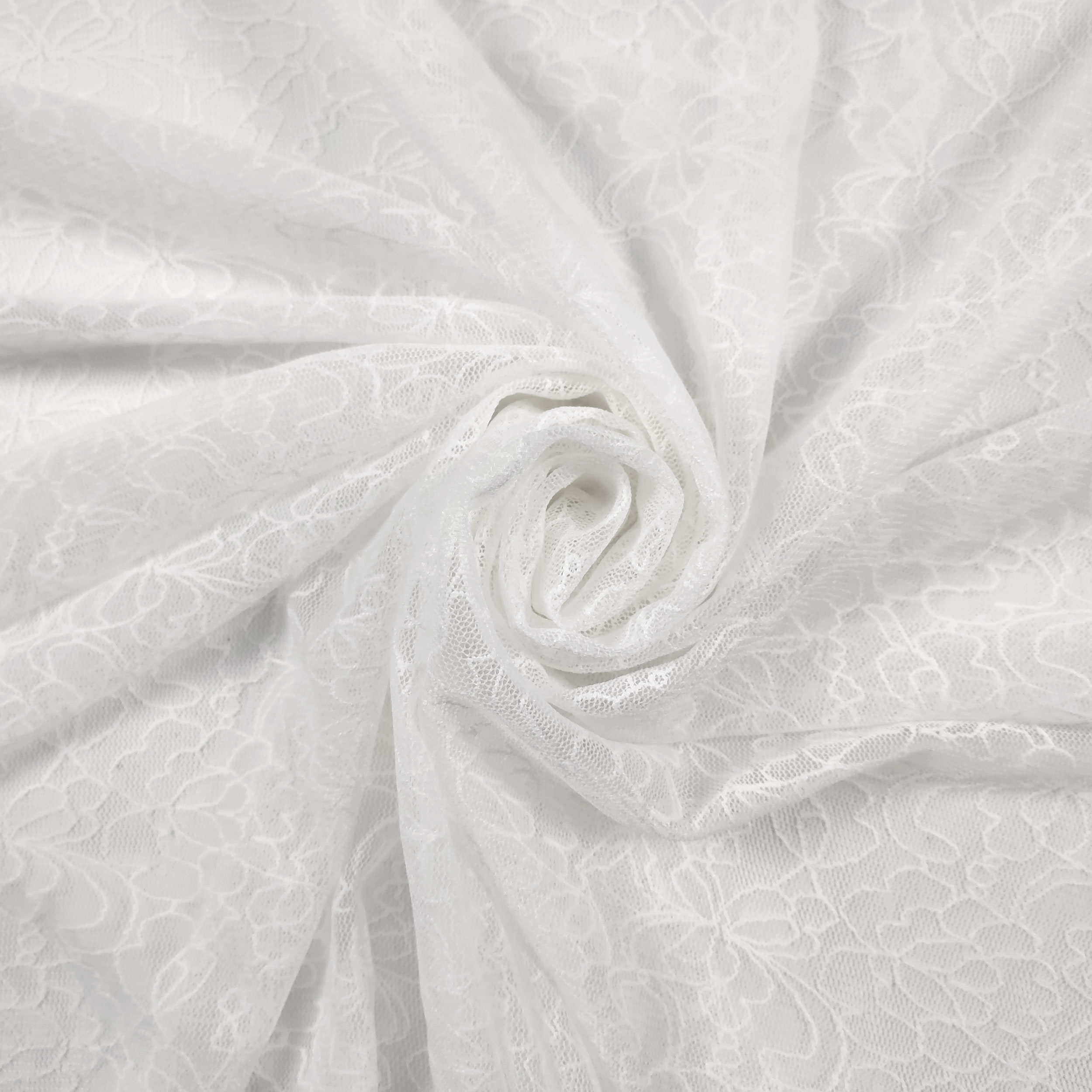 Pizzo Elastico con Fiori Image