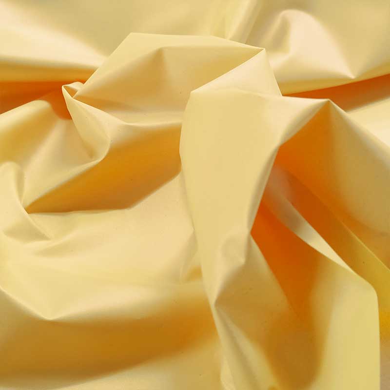 Tessuto in pvc giallo