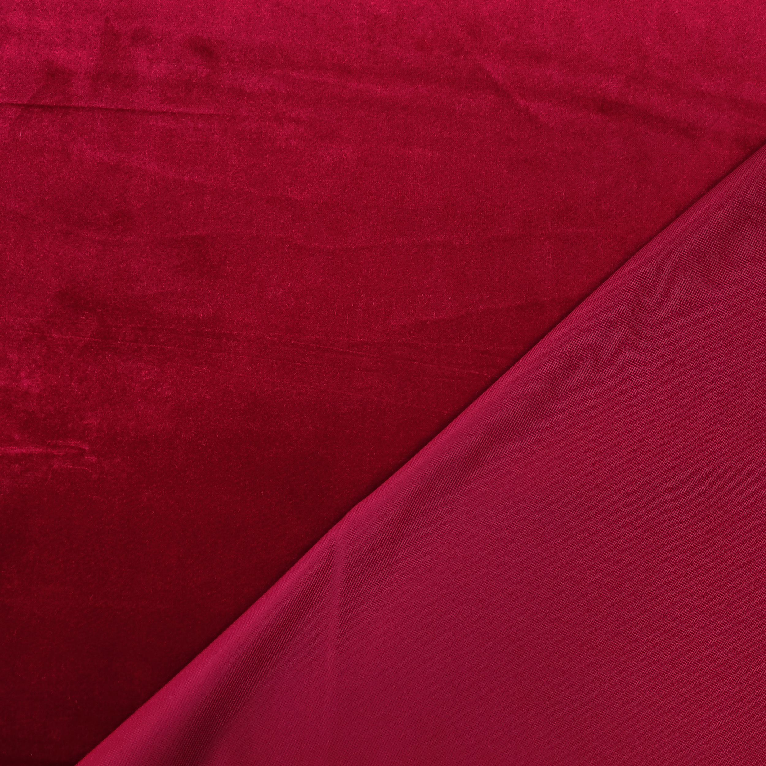 Tessuto Velluto Rosso