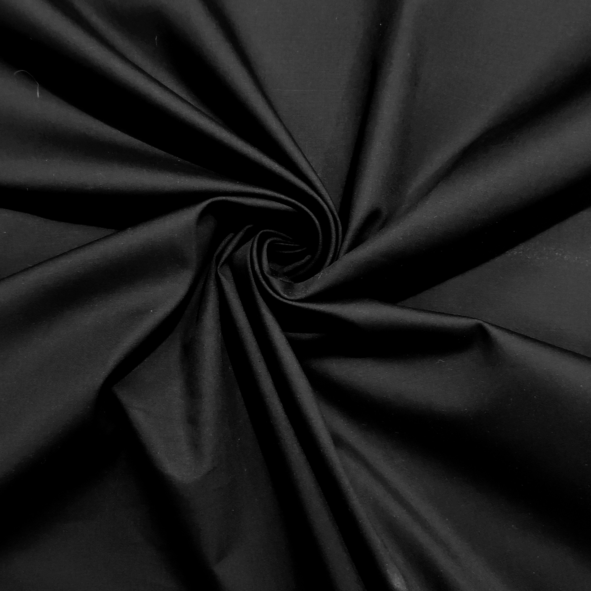 Ritaglio Gabardine di Cotone Lux Nero 80x145 cm Image