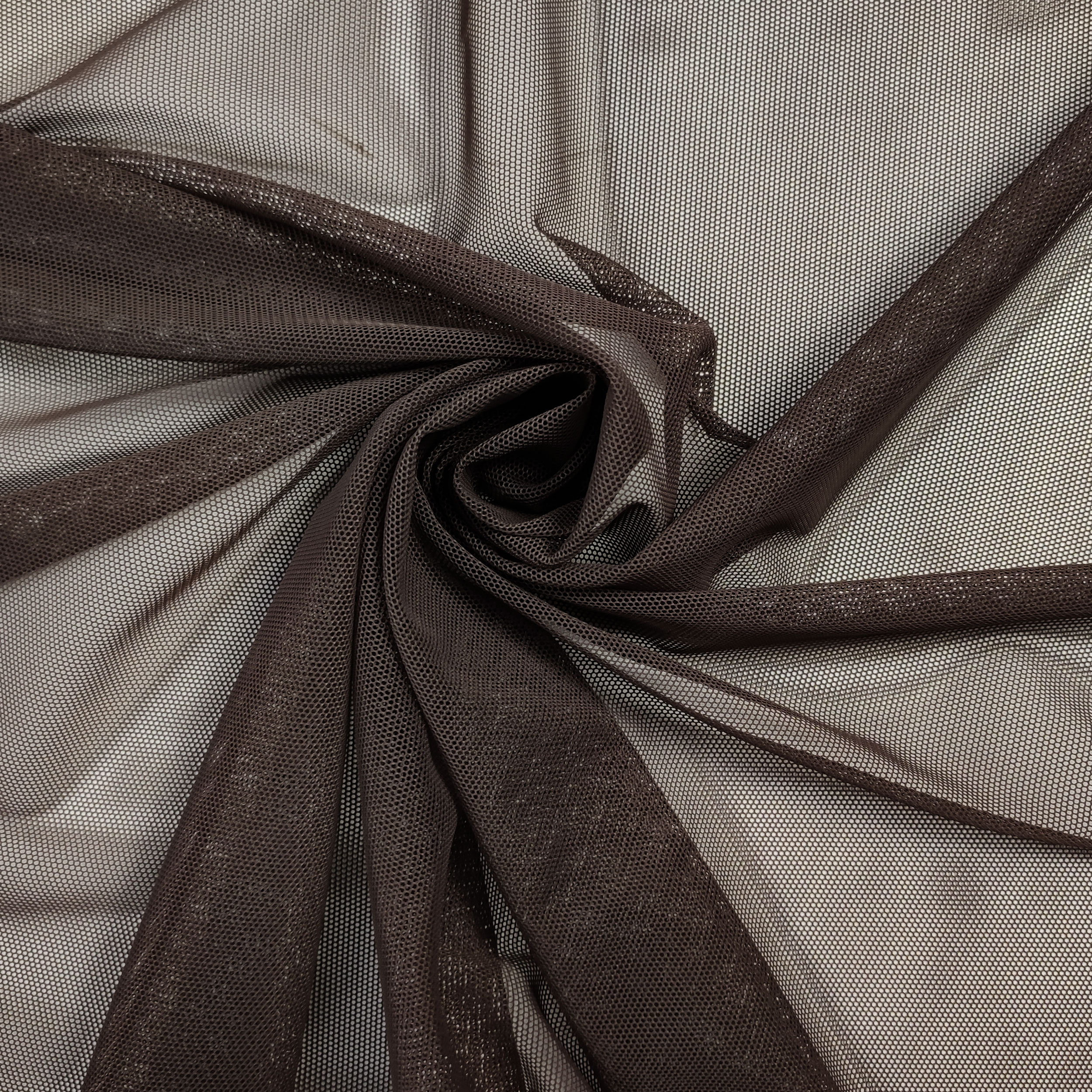 Tulle Bielastico Marrone