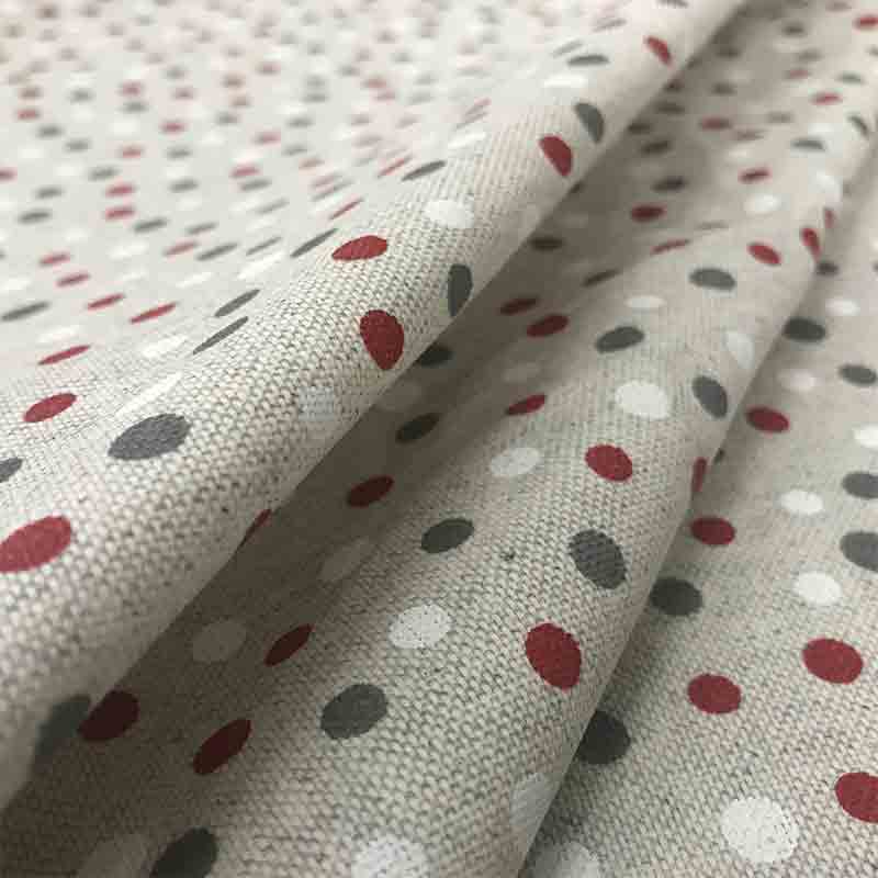 Pois Rossi tovaglia Dettaglio