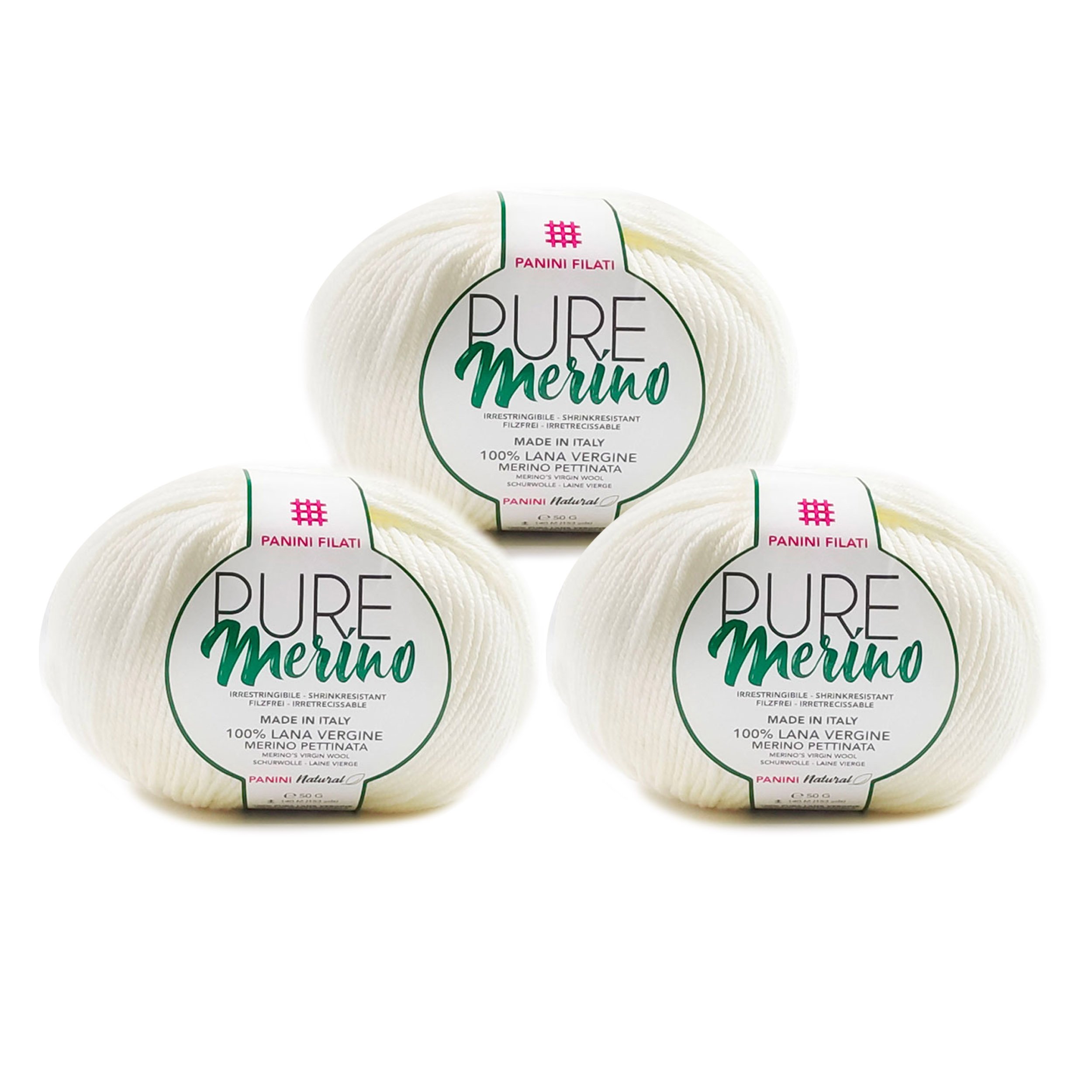 pure merino 3 gomitoli