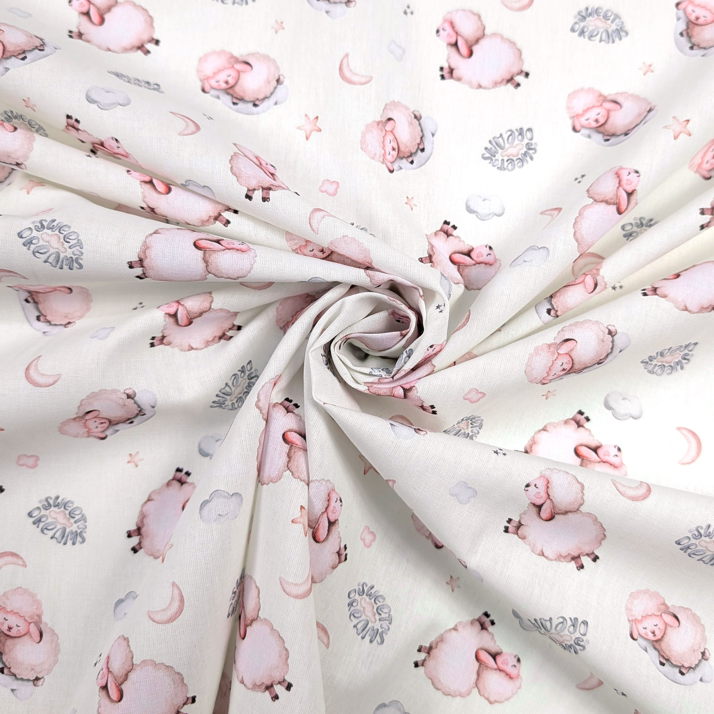 Cotone Percalle Pecorelle Sweet Dreams Image