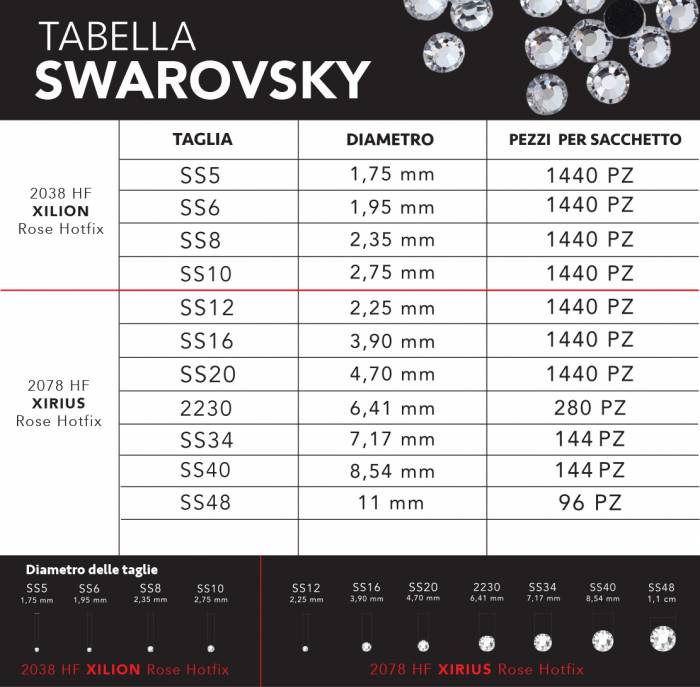 Swarovski Hotfix Crystal