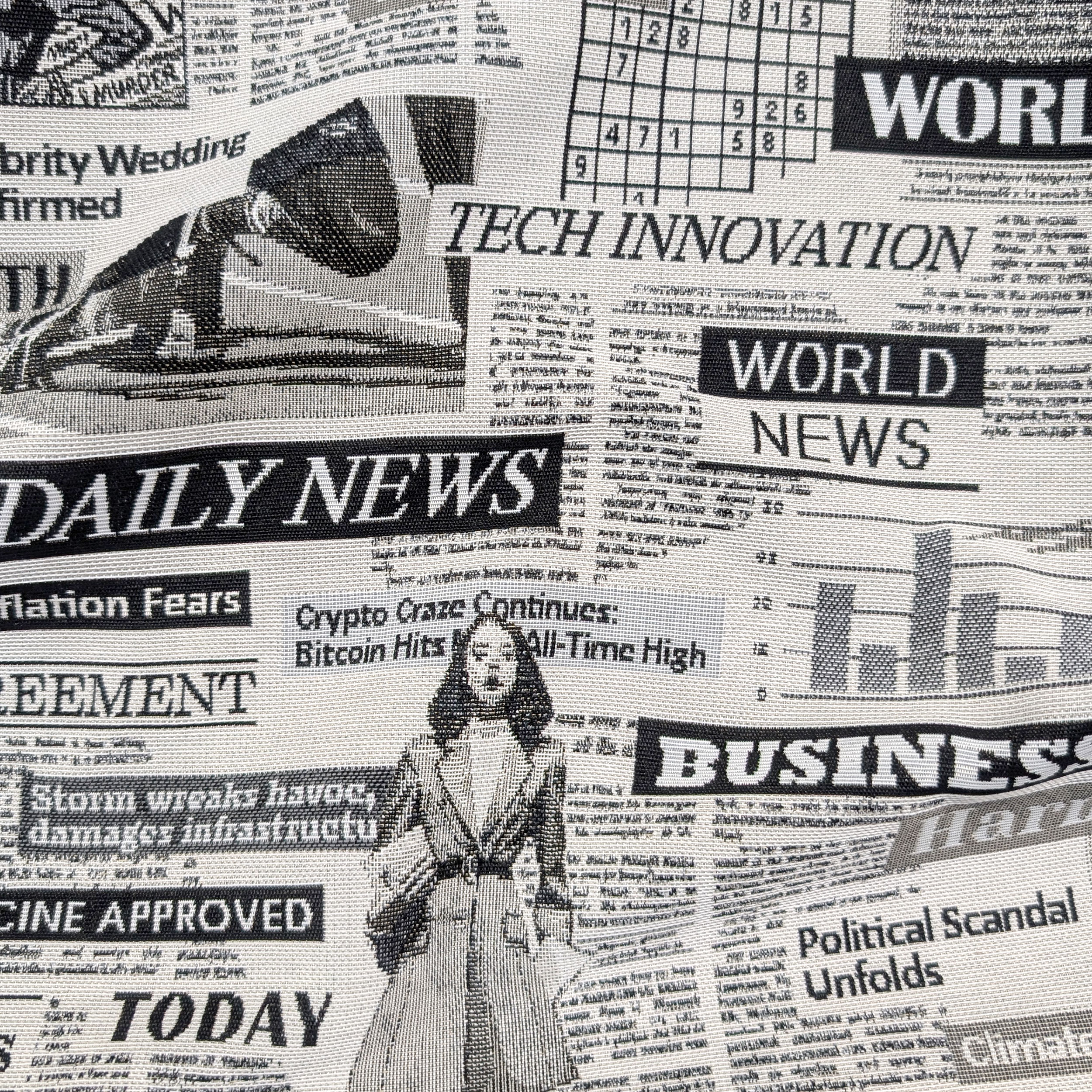 Tessuto Gobelin Fantasia Giornale Image