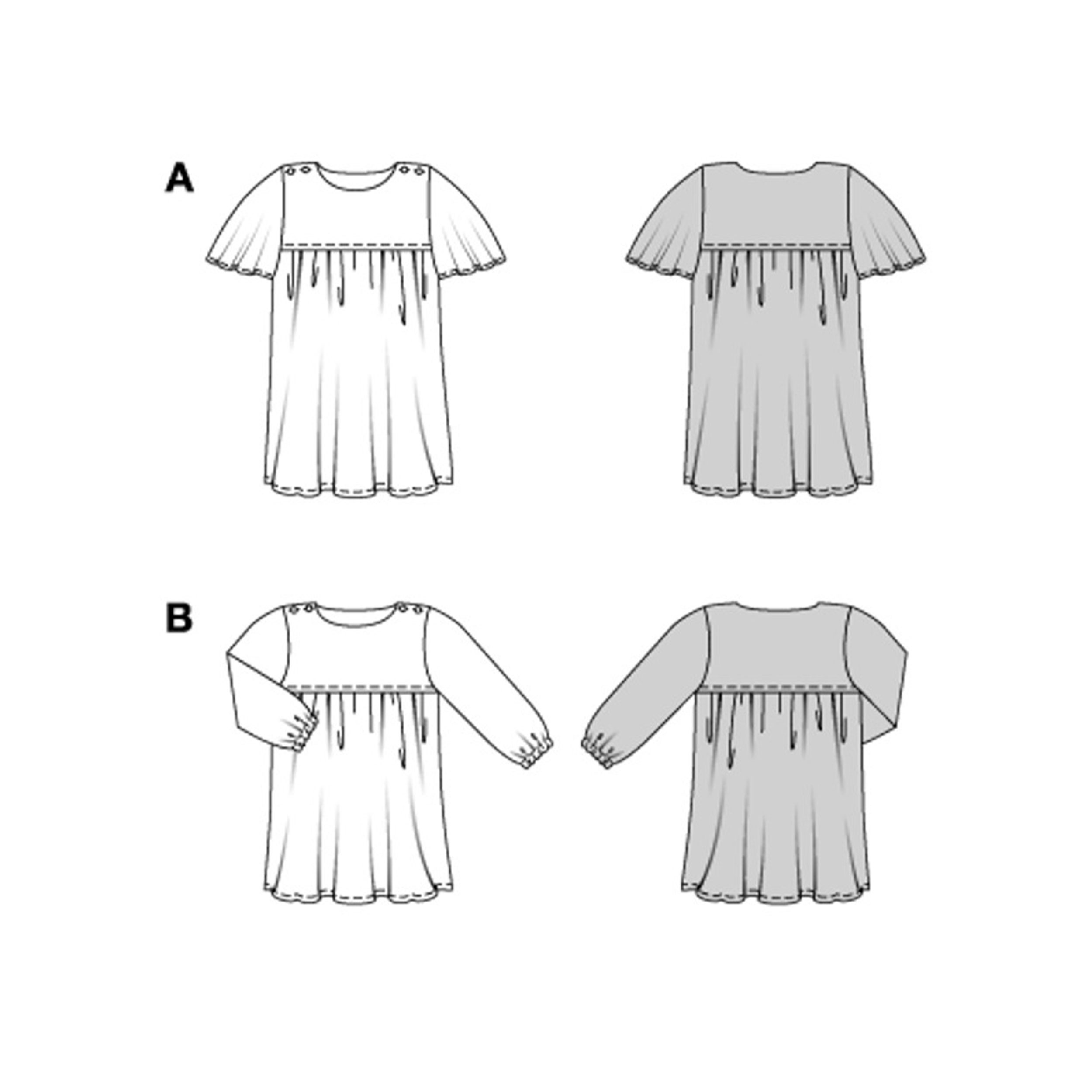 Cartamodello Burda Kids Easy Vestito Image