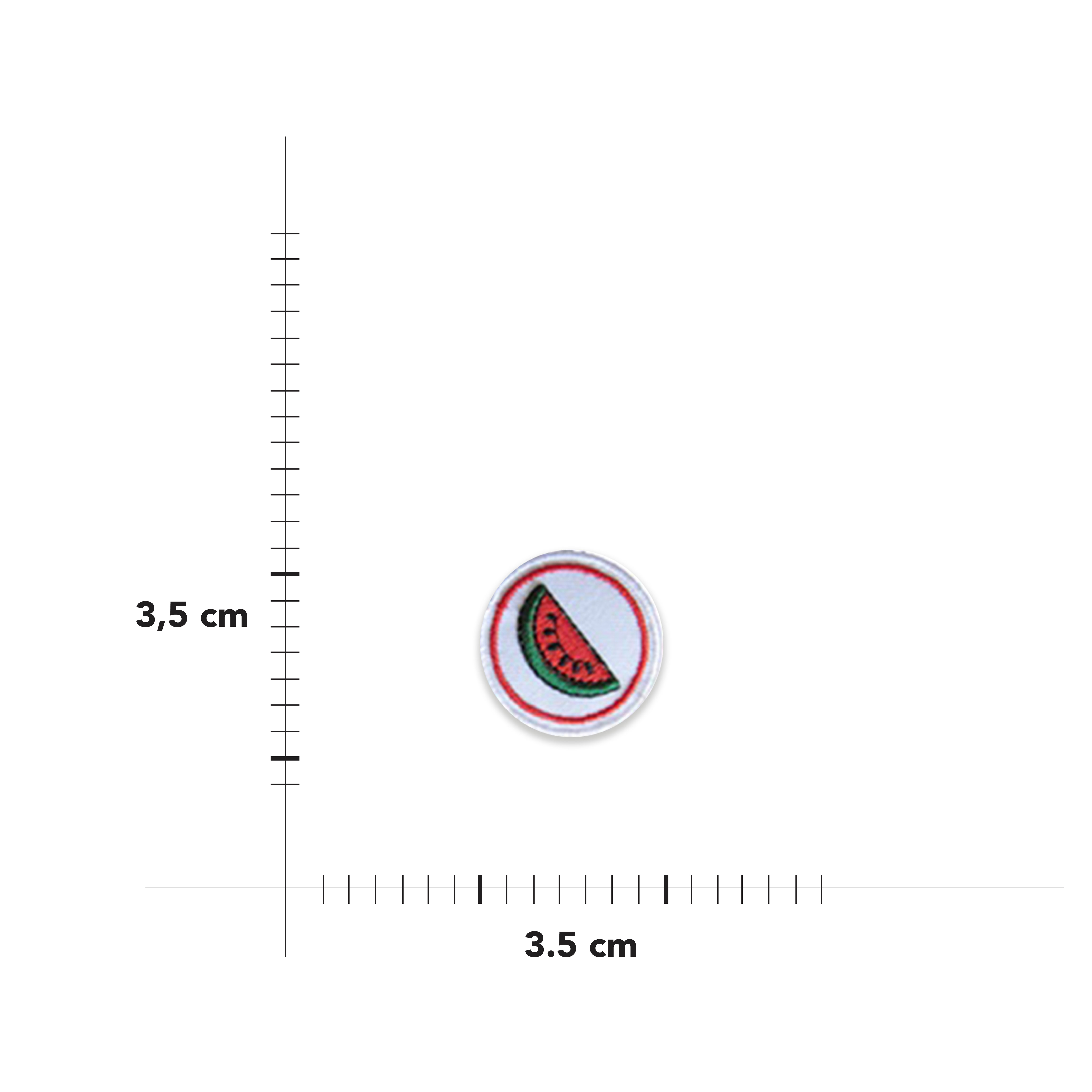 Applicazione Termoadesiva Rotonda Fantasia Image