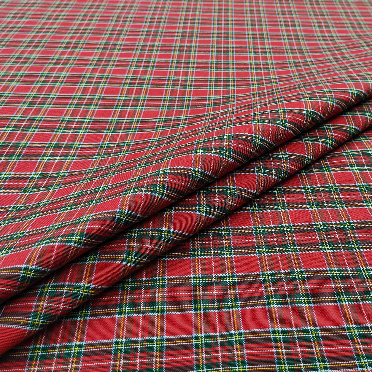 Tessuto Scozzese Mini Quadretto Rosso Image