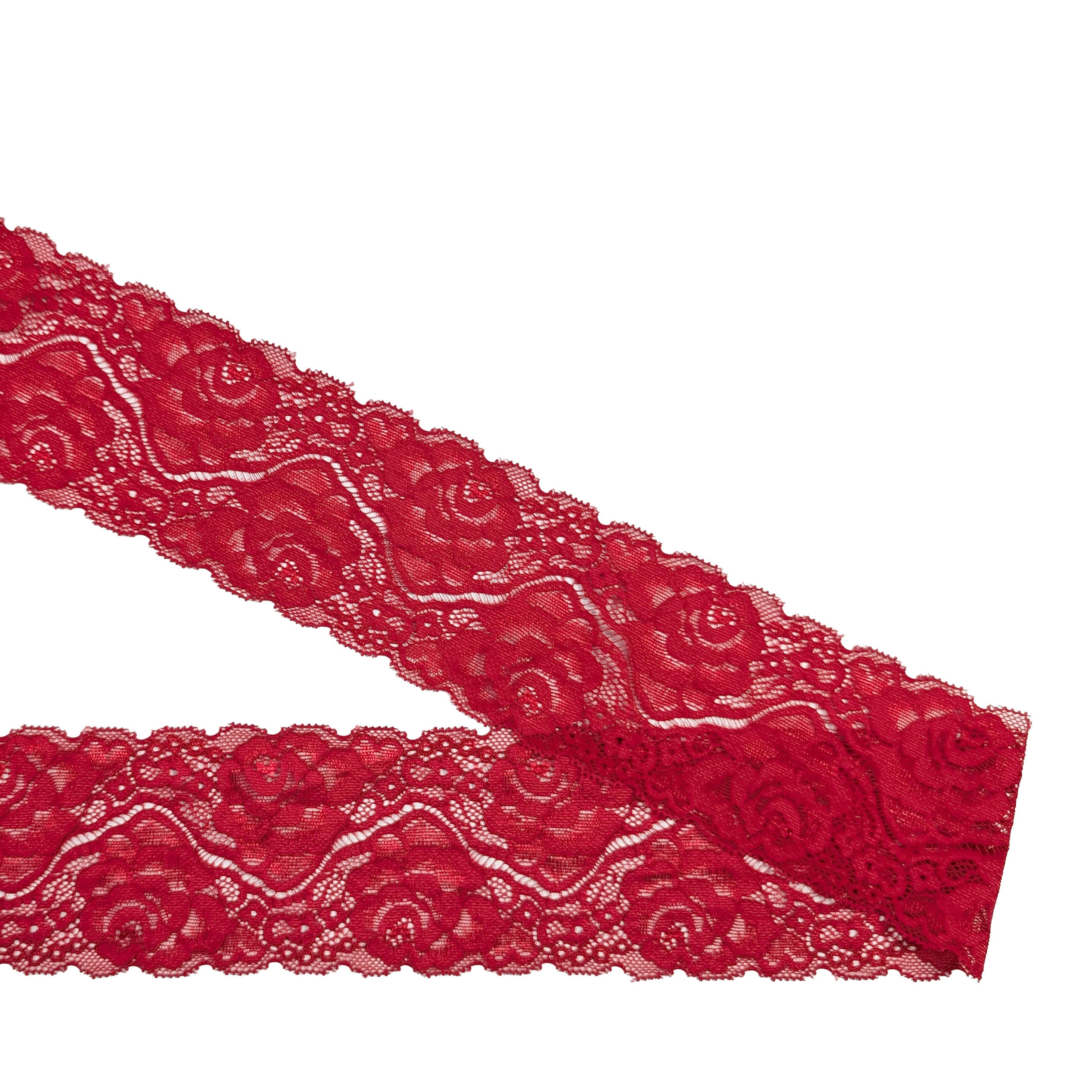 Bordo di Pizzo Alto Elastico con Rose Image