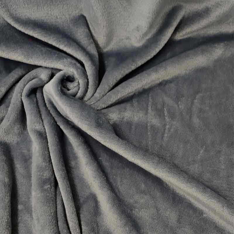 Pile tessuto per coperte arricciato grigio