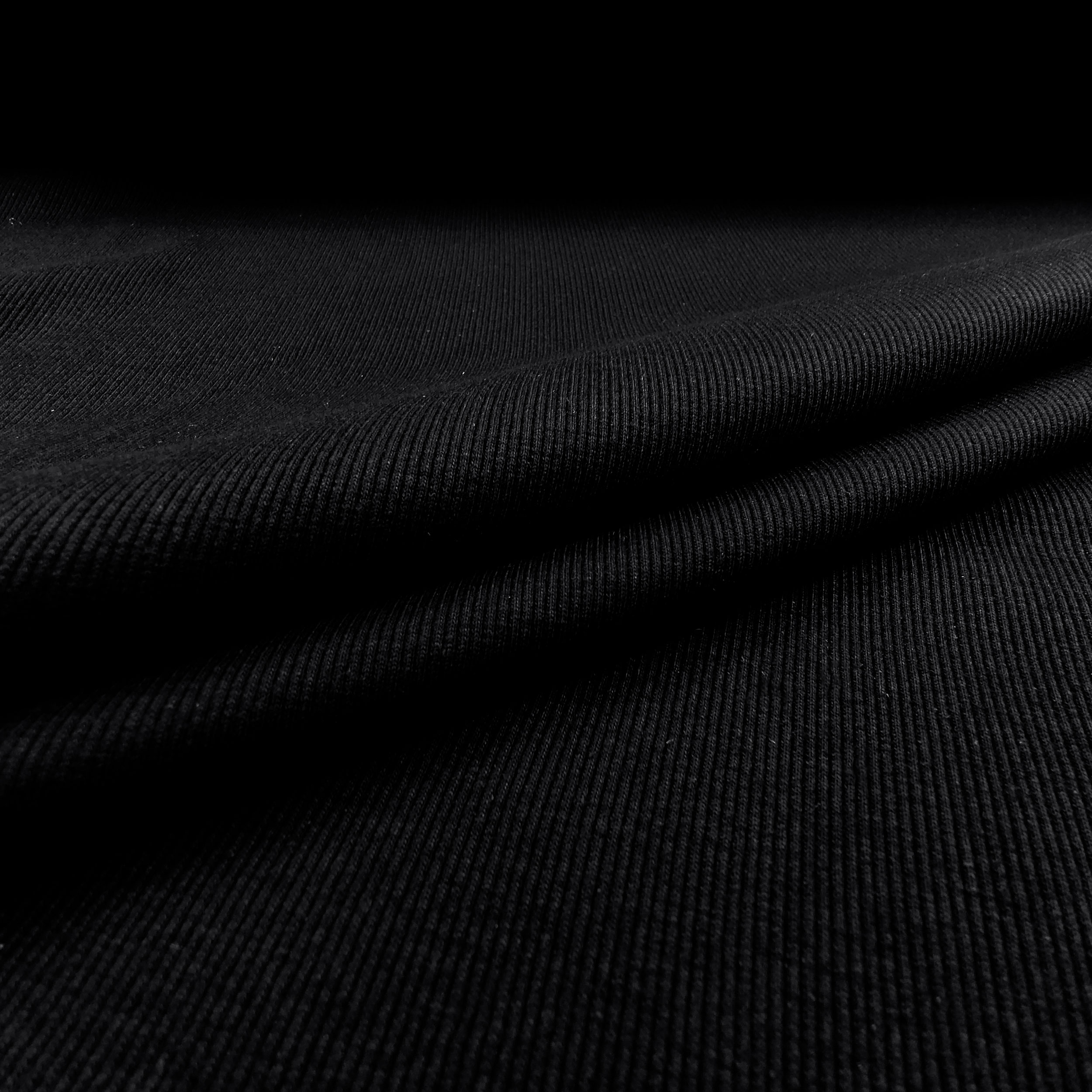 tessuto per abbigliamento costina nero