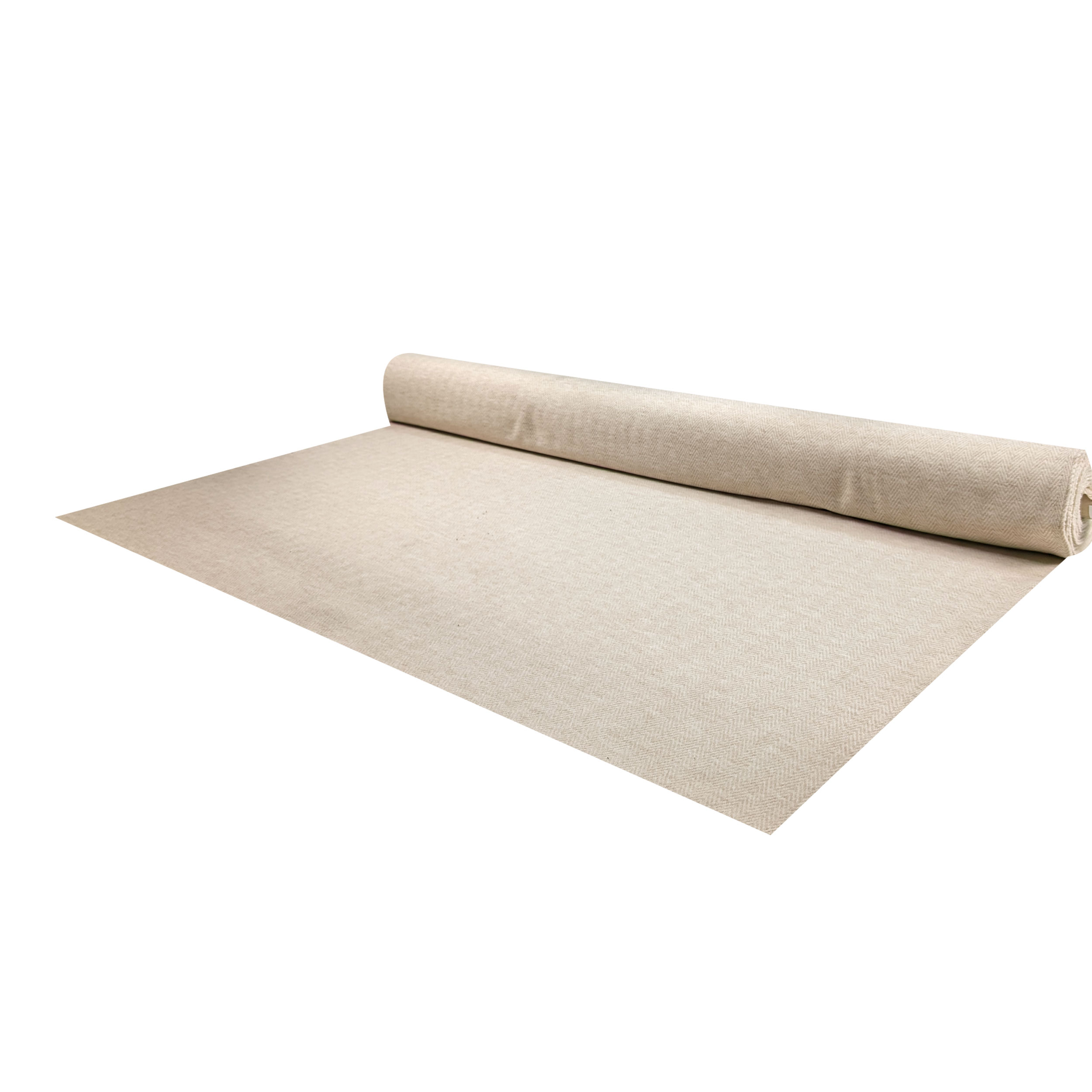 Cappotto Misto Lana Spigato Beige Image