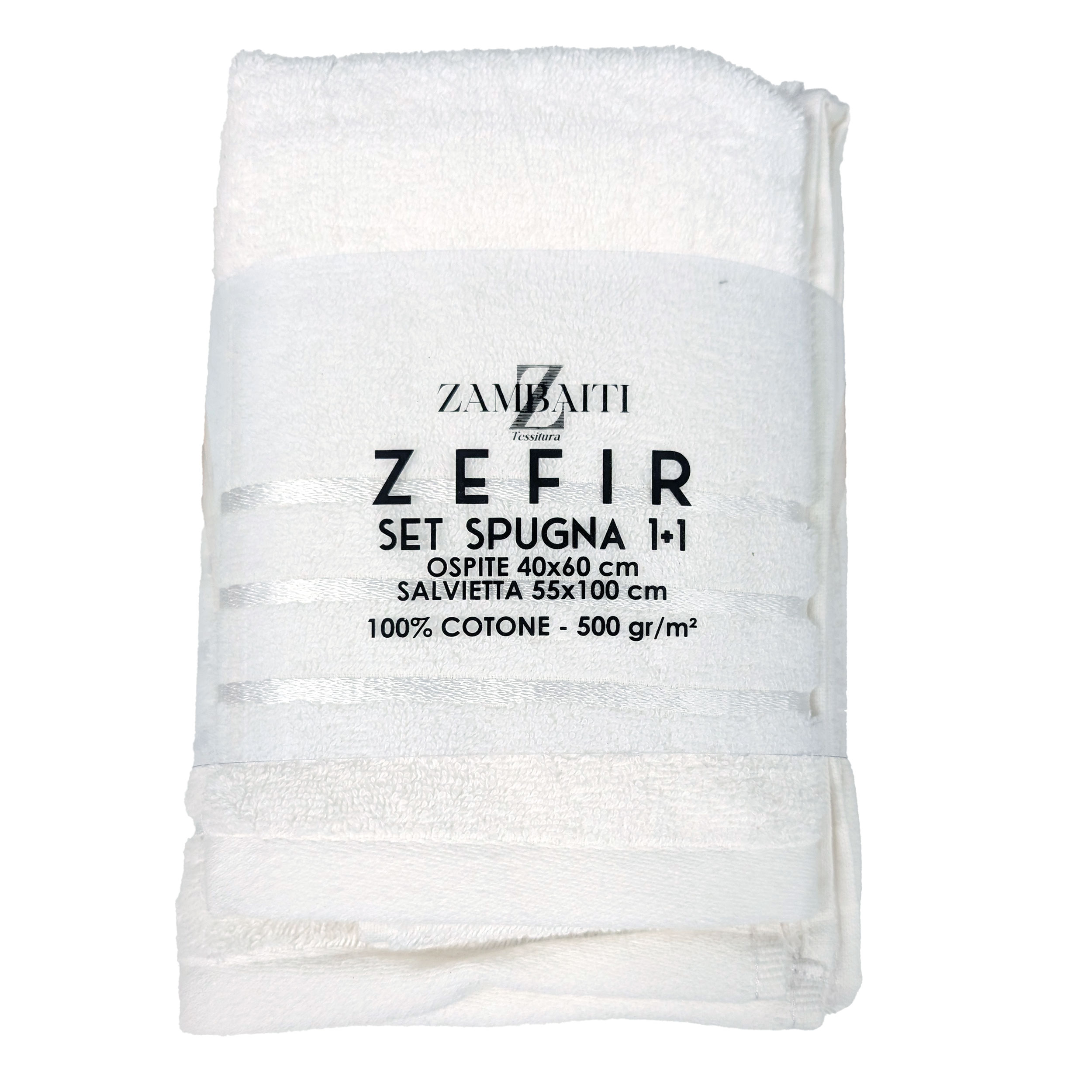 Set Asciugamani Bagno Viso e Ospite Bianco Image