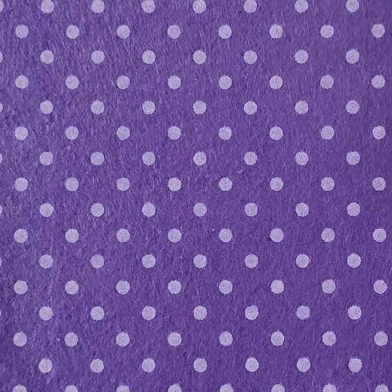 Pannolenci Pois Bianco Viola
