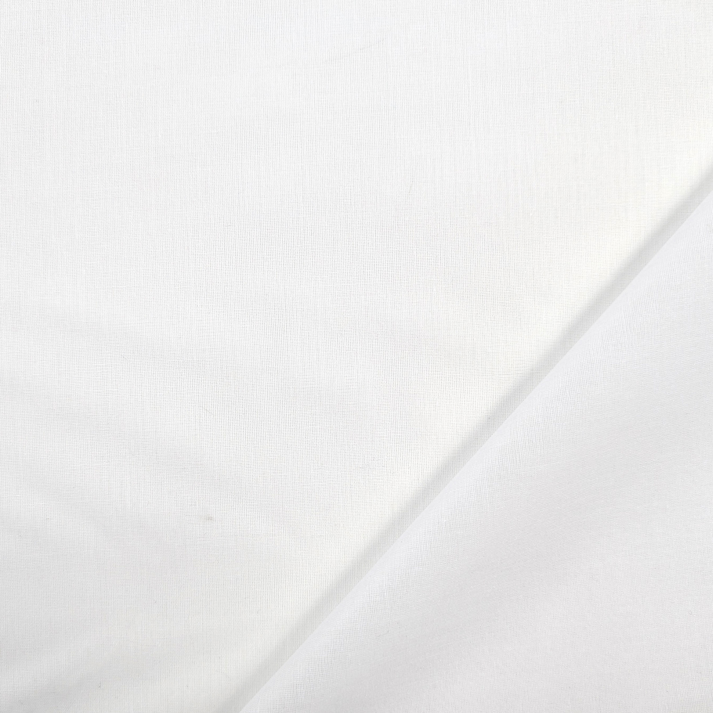 Ritaglio Fliselina Leggera Termoadesiva Bianca 150x112 cm Image