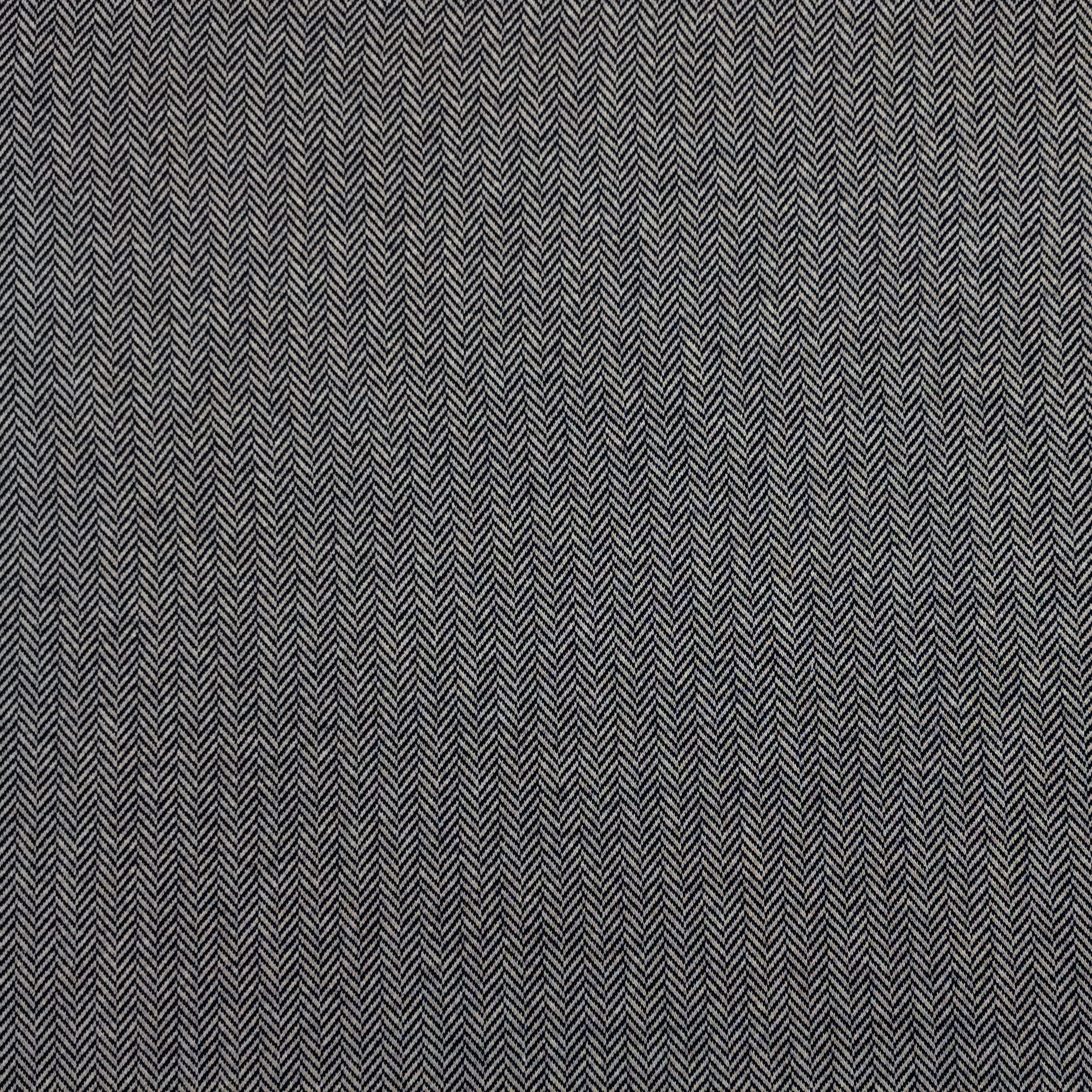 Punto Milano Misto Cotone Spigato Blu