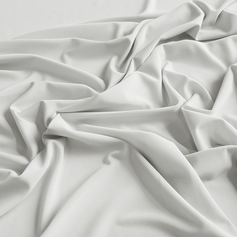 Jersey Tinta Unita Lux Bianco Lana