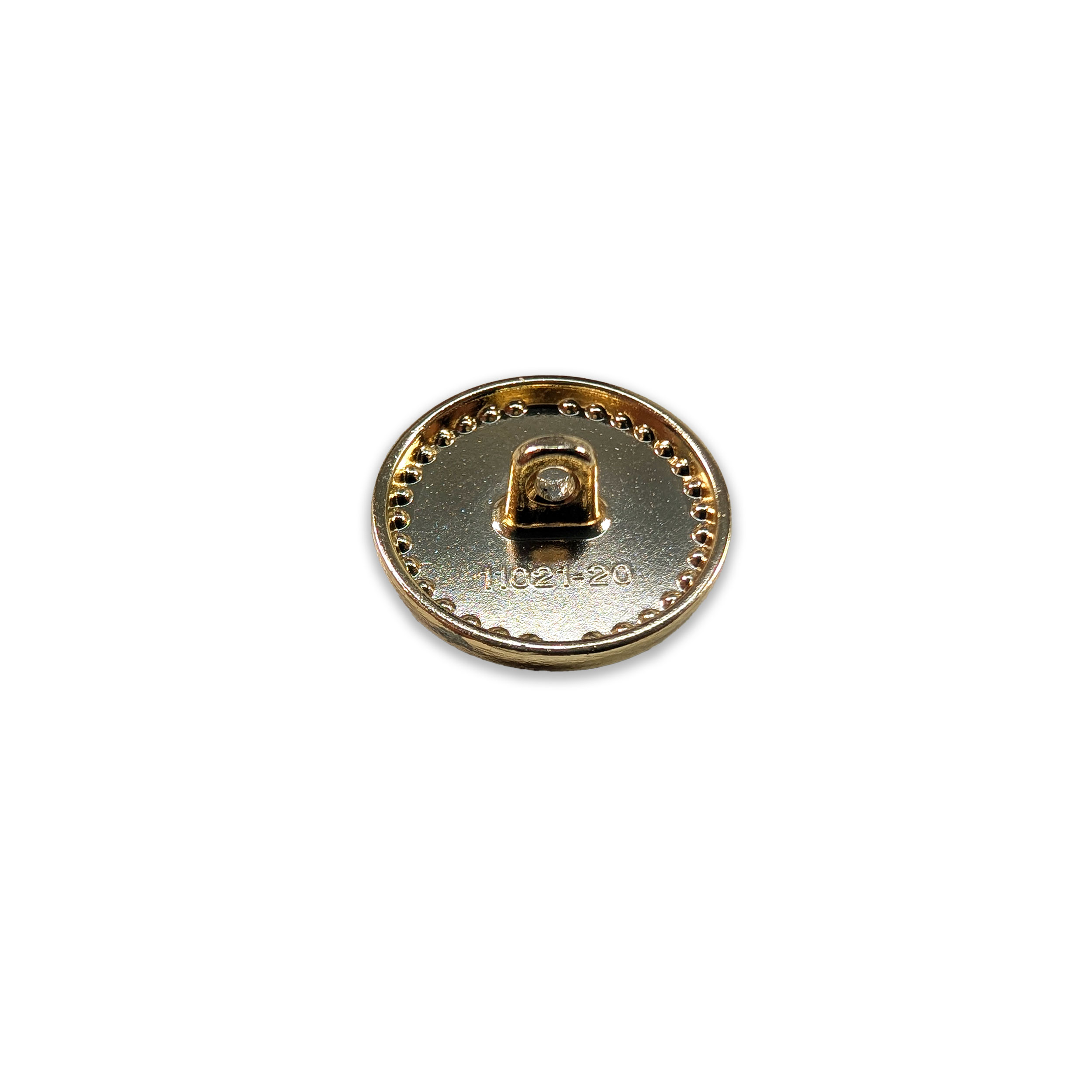 Bottone Elegante Strass Bianco Image