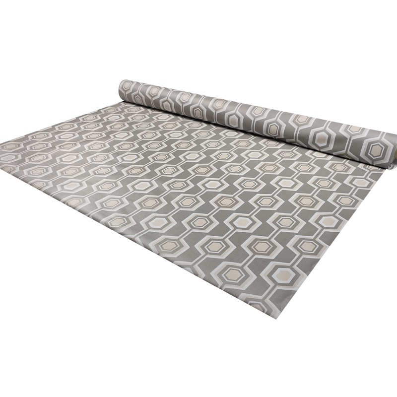 Tovaglia-Lux-Plastificata-Esagoni-Bianchi-e-Beige