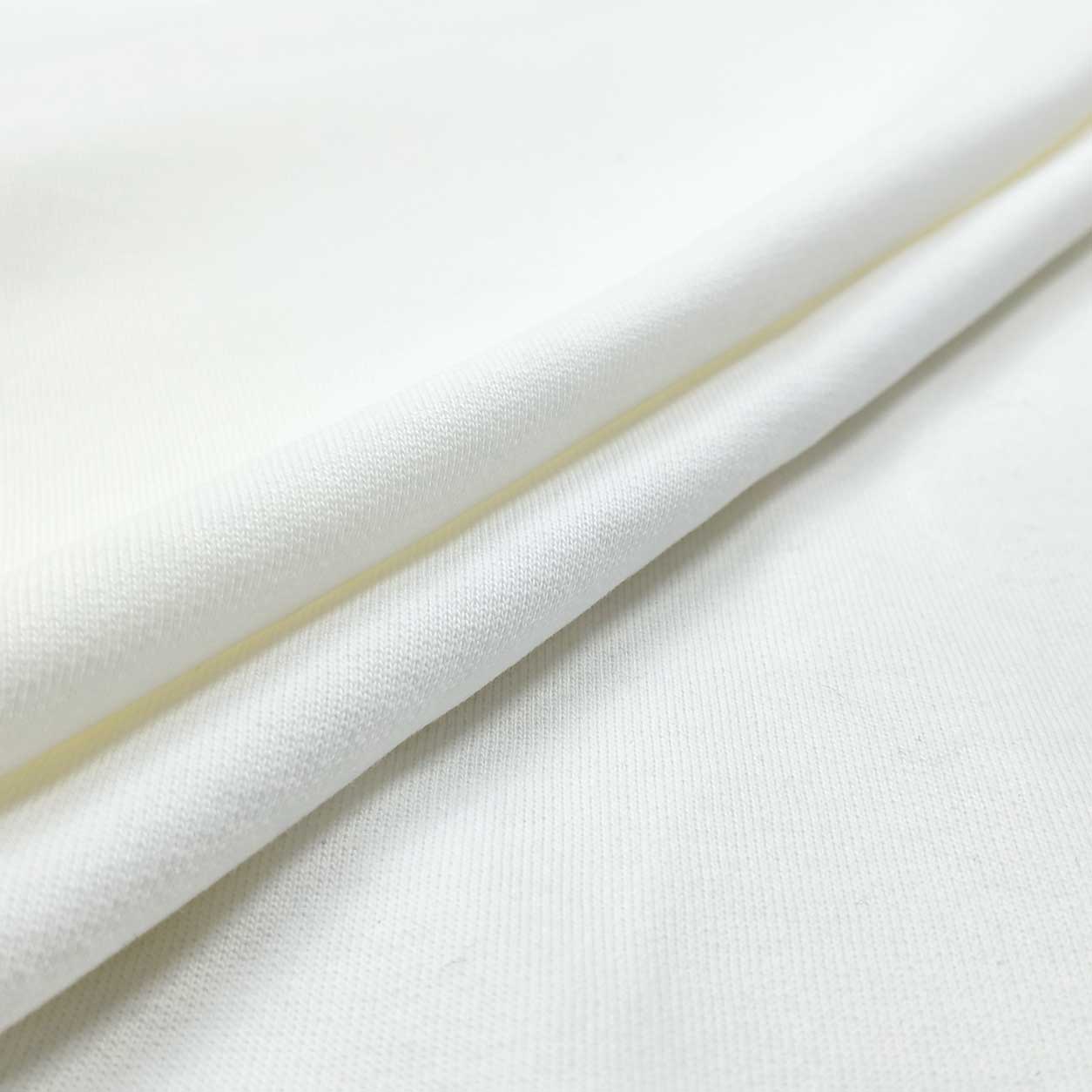 Felpa Invernale di Cotone Tinta Unita Bianco
