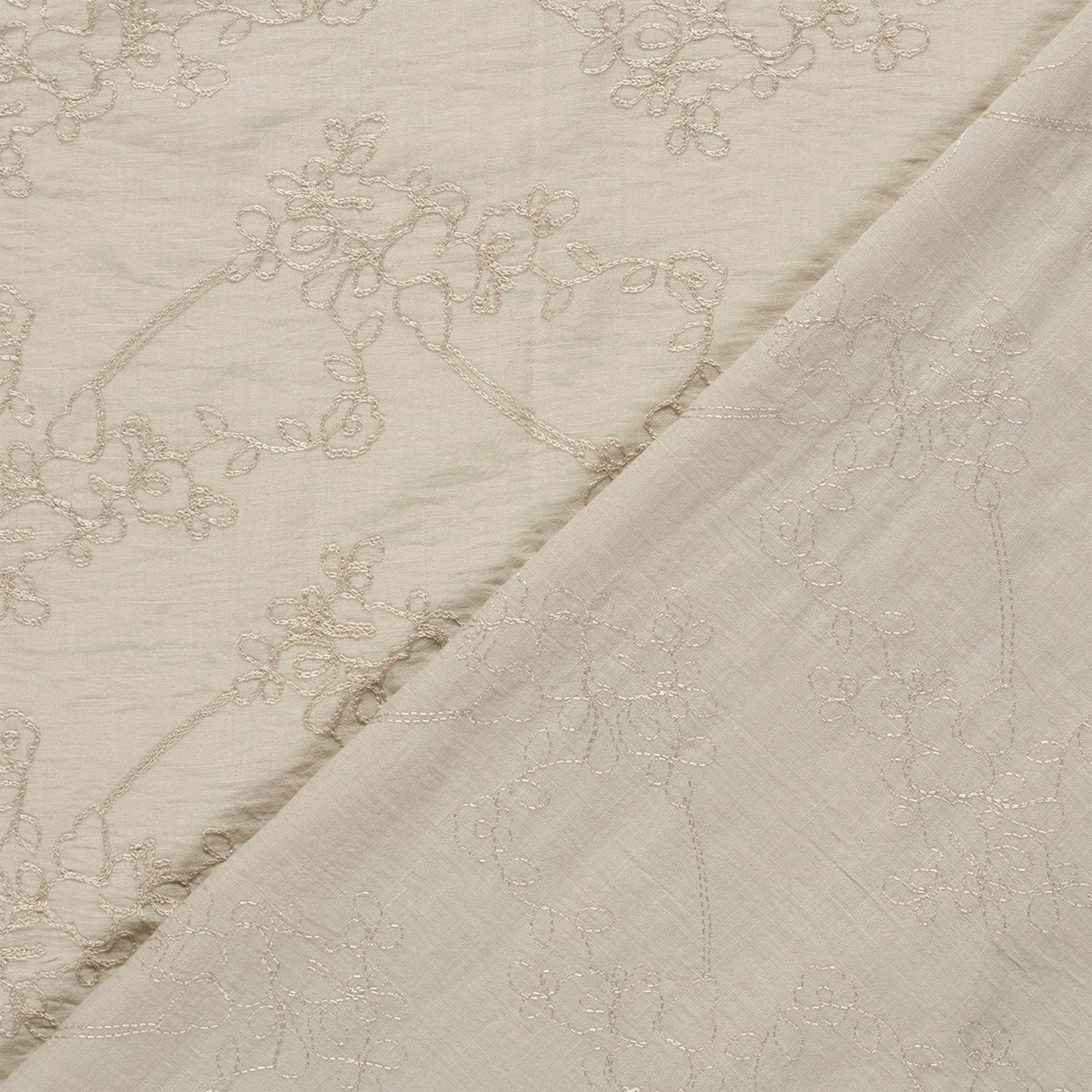 Misto Lino Ricamato Beige Image